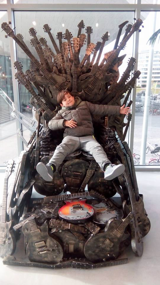 In a museum of Amsterdam