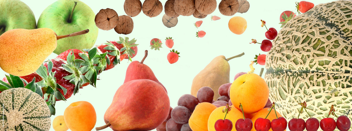 Pannello decorativo per spaccio frutta e verdura