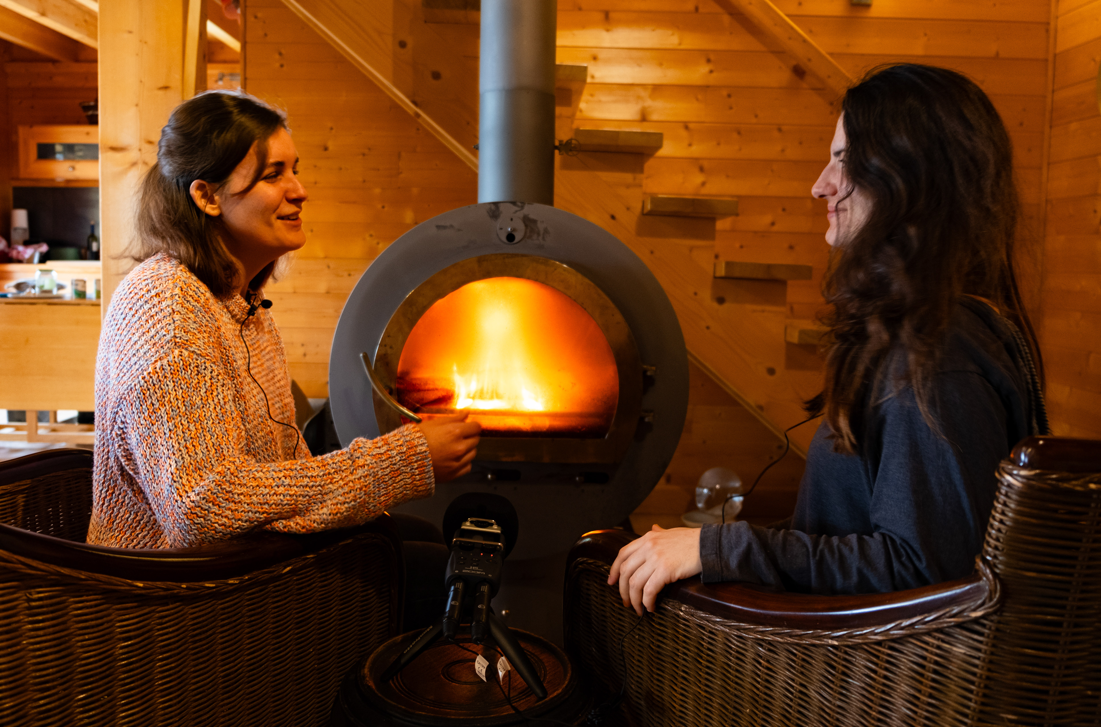 Interview au coin du feu avec Roxane