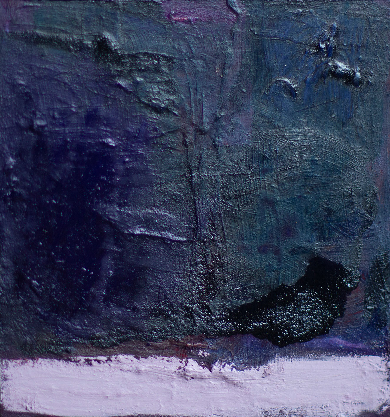 When the moonlight fell into the Sea ll, 20 x 20 cm