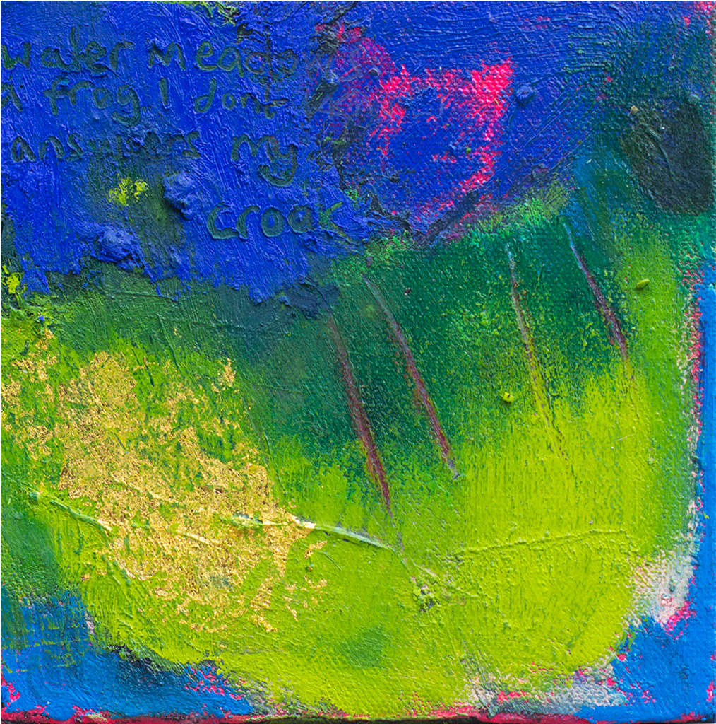 15x15cm Oil, Acrylic, Oil Pastel and Wax