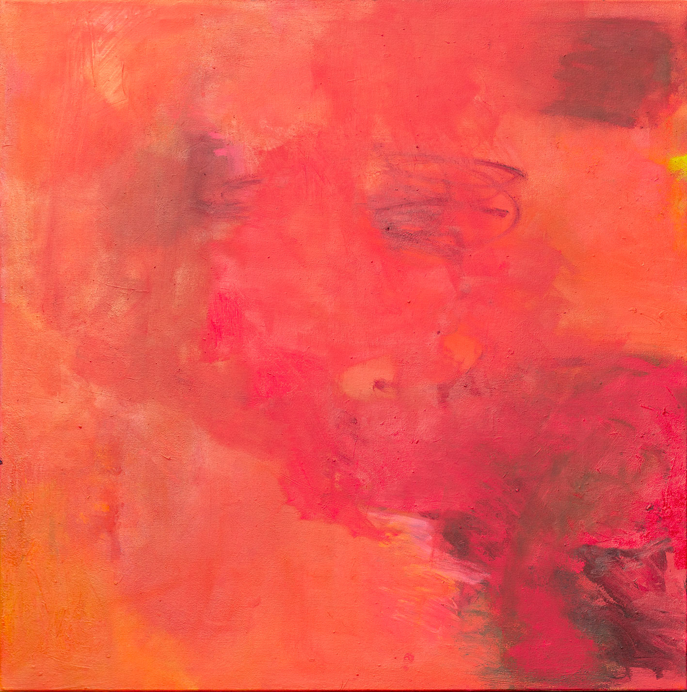 Red Rocks and Fullness 100 x 100 cm