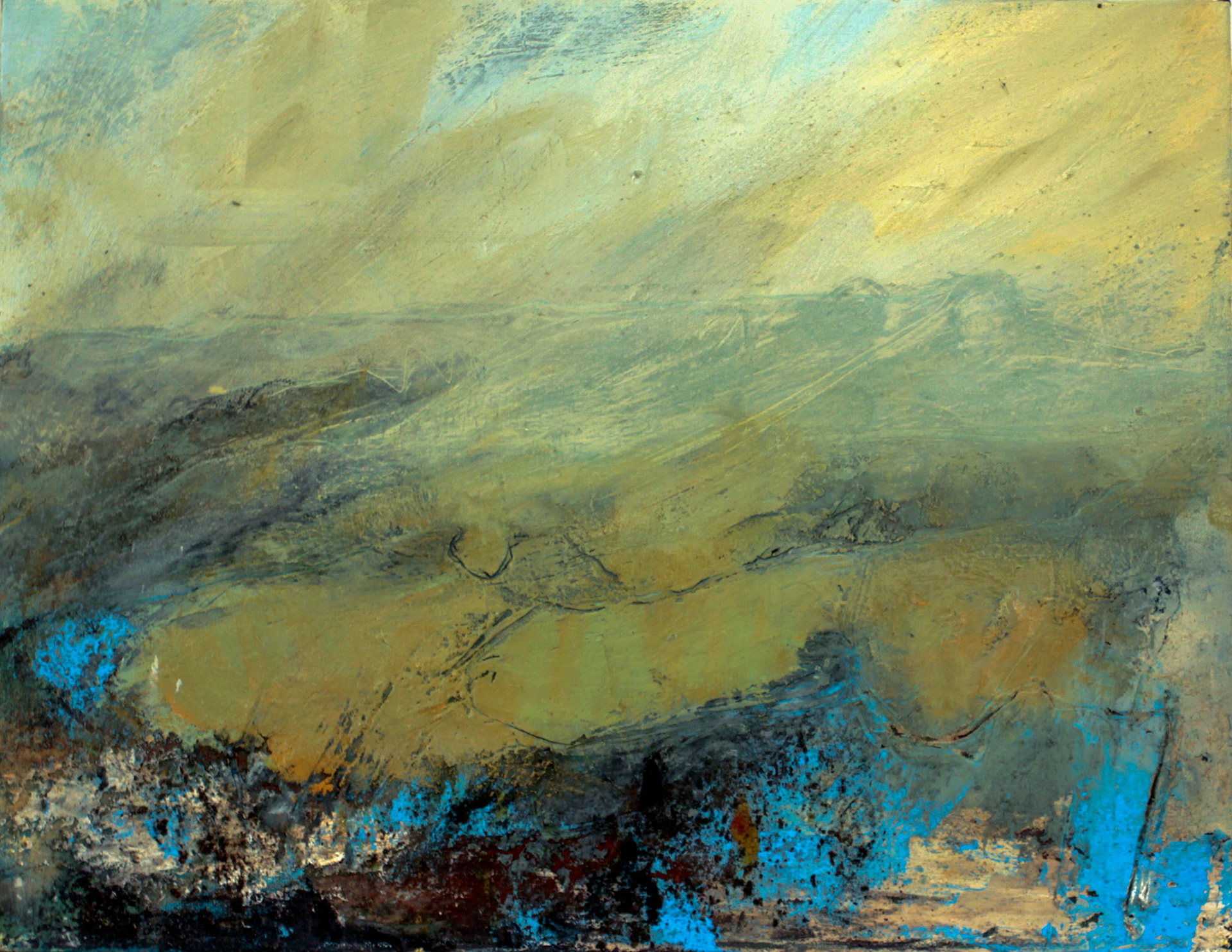 Tinge of Blue, Rolling Fields SOLD