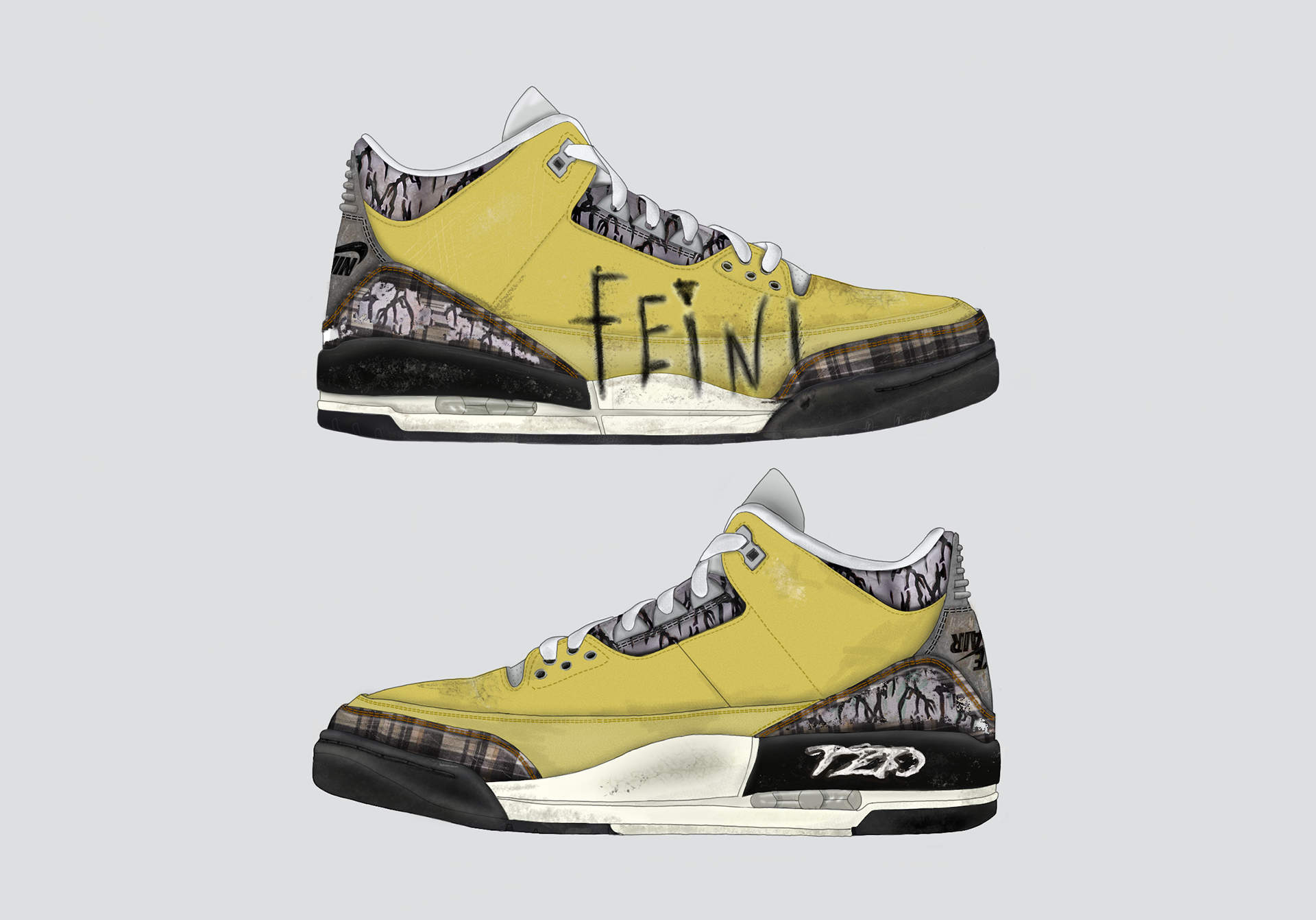 AJ3 L/M Worn Visualised