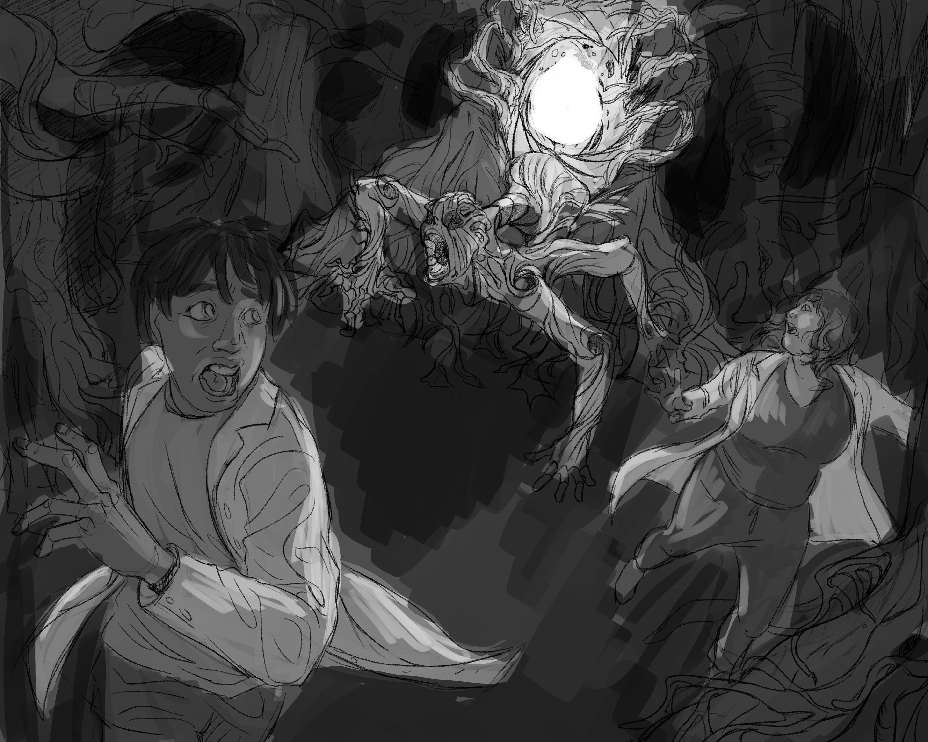 Earth Zenith - grayscale