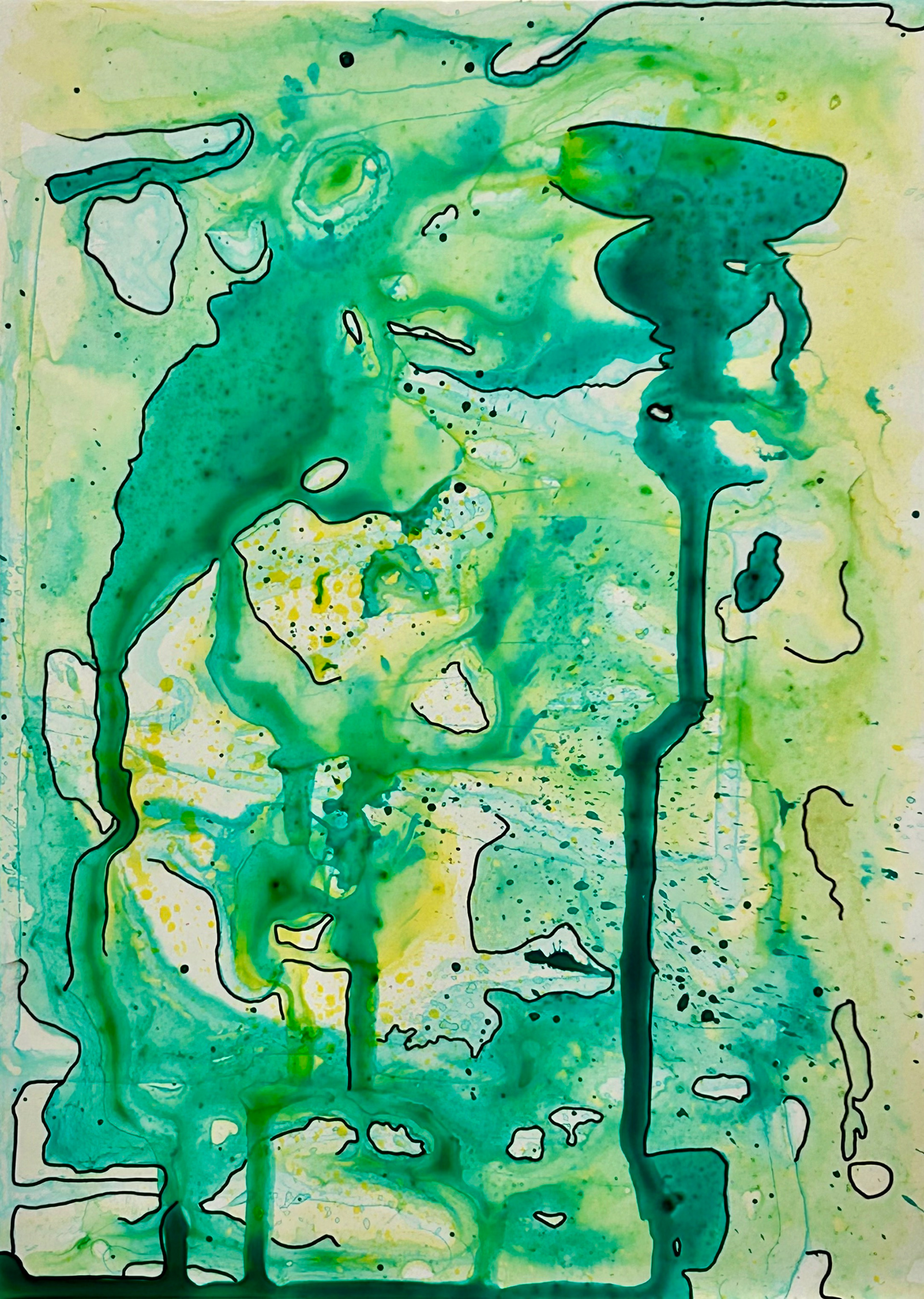 Emerald Exhaustion 5x7"