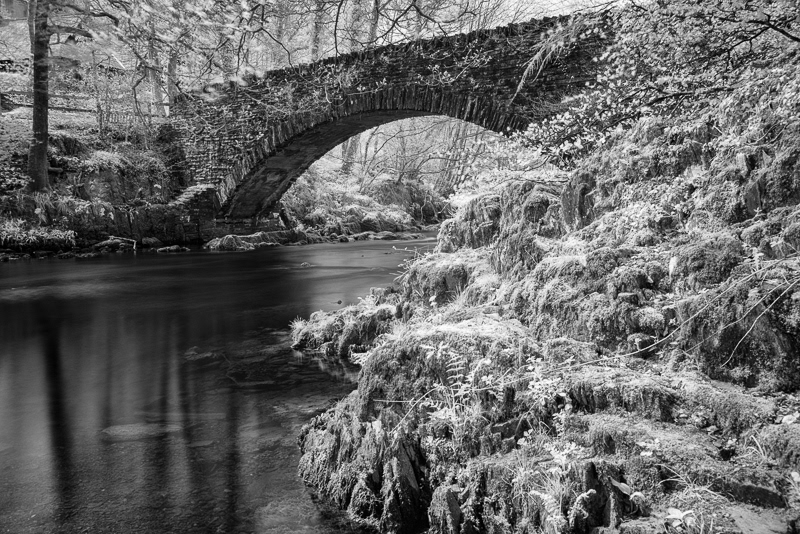Clappersgate Bridge- Packhorse bridge over the River Brathay in the Lake District. 