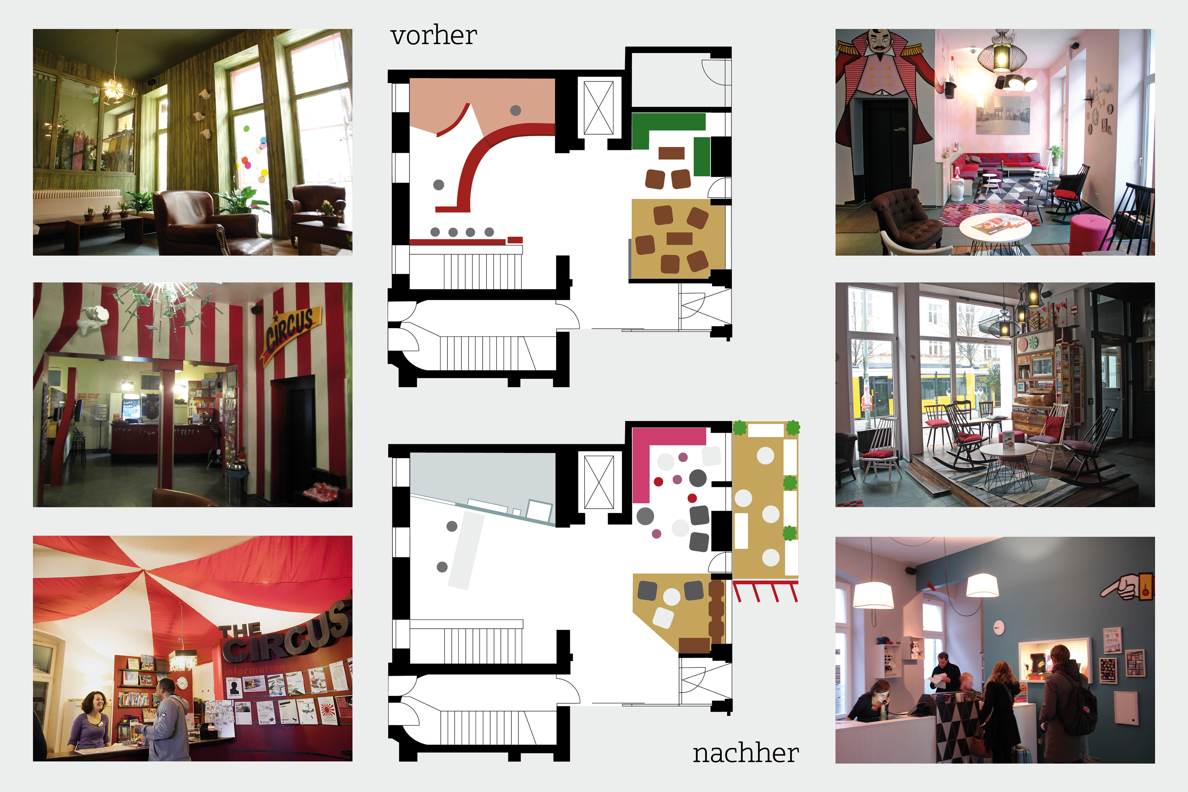 Neuinterpretation des Zirkus-Themas: heller und luftiger…
