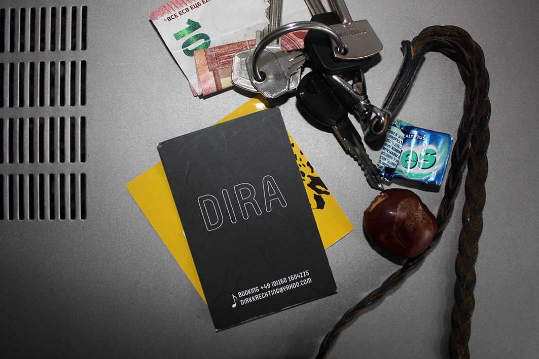 Calling card for a DJ friend