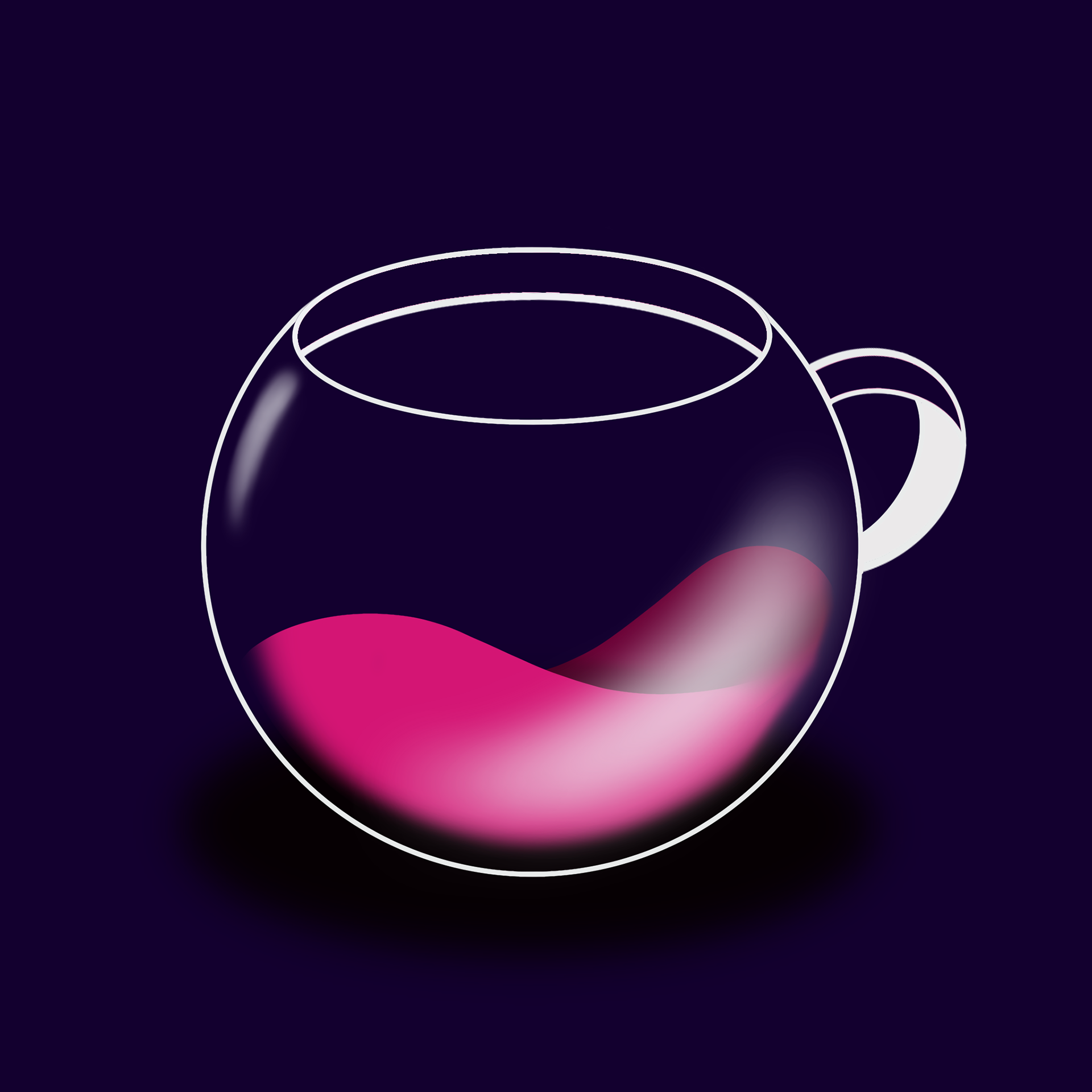 Cup a Pink - Procreate