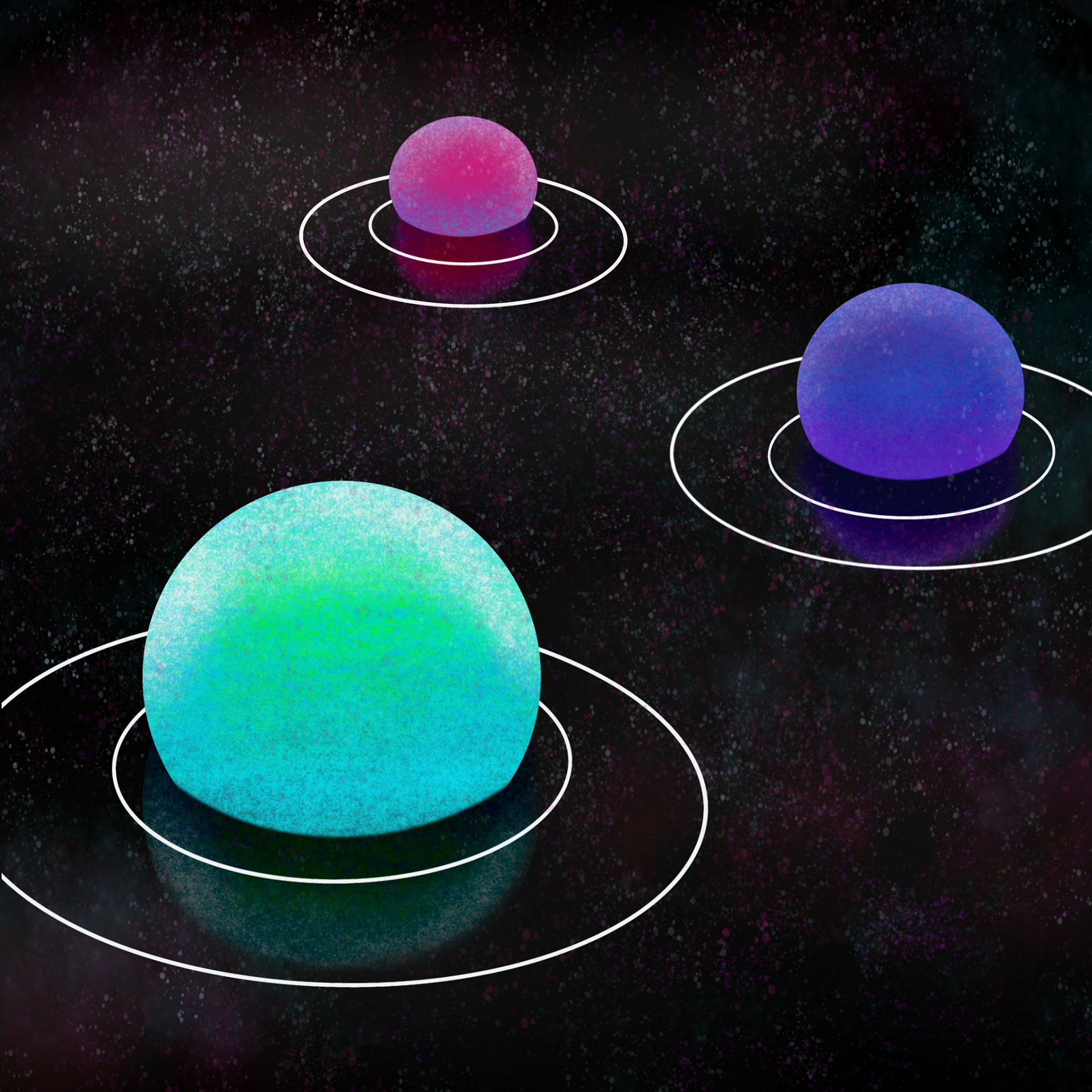 Galaxy Pool - Procreate