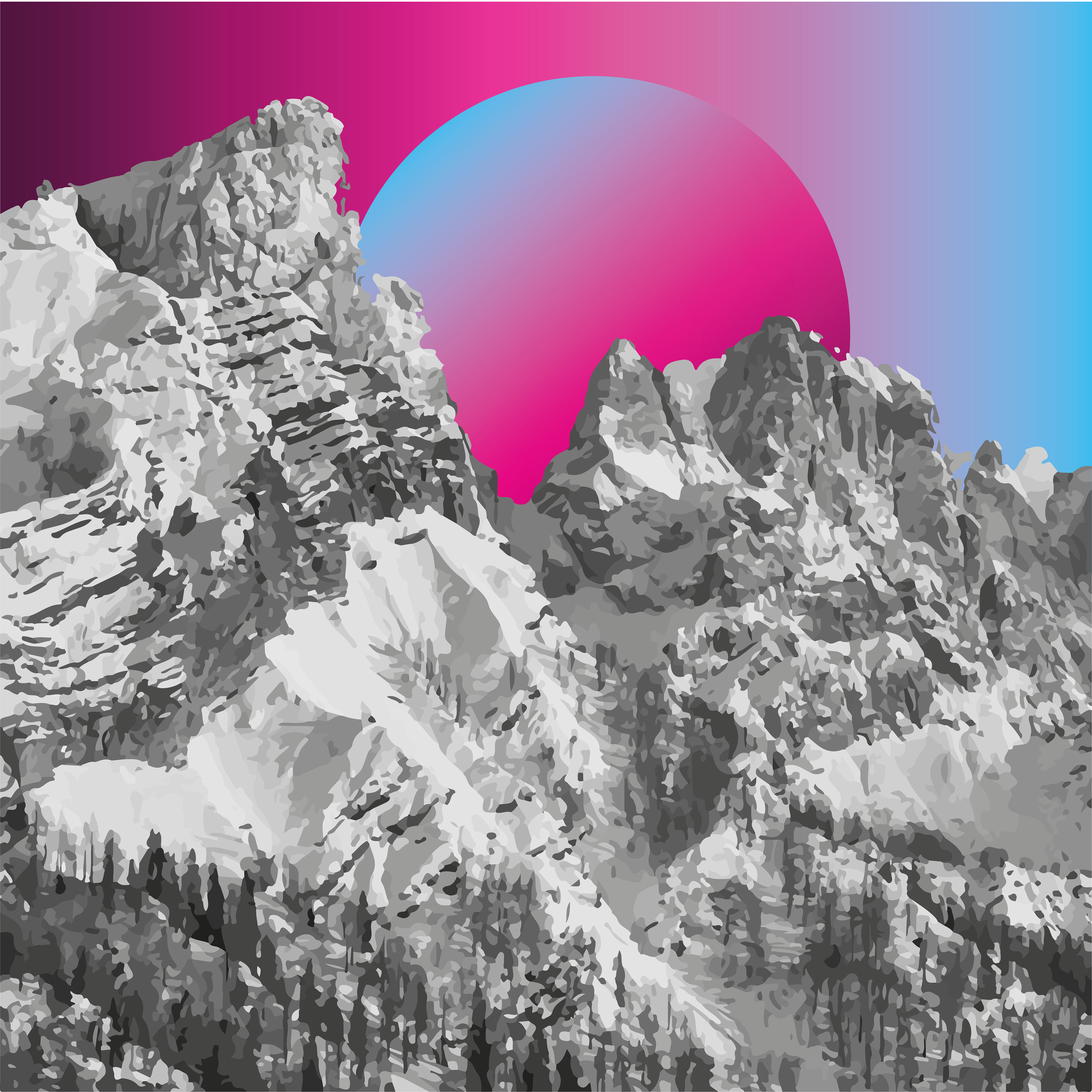 Mountain High - Adobe Illustrator