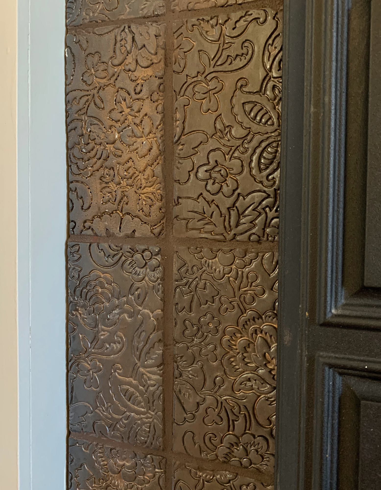 Designed tiles from a local Bucks County artist.
