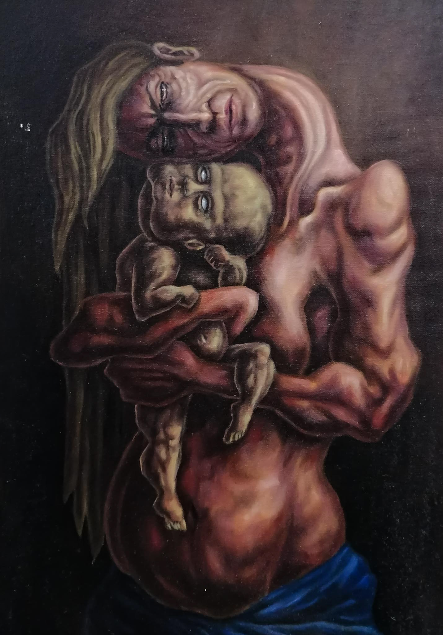 Elizabeth, oil on panel, 2022
