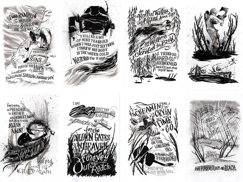 The Golden Gates of Heaven - comic with words by Feral Foster