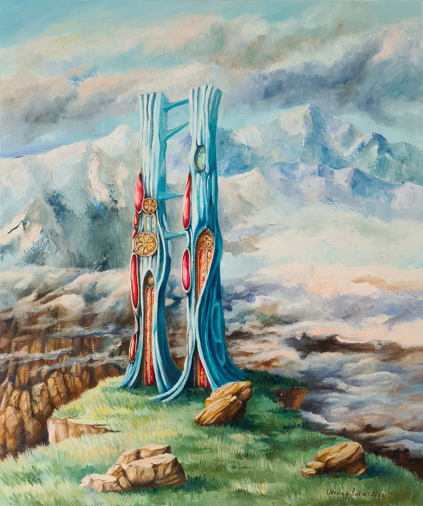 "NA KRAWĘDZI", format 55x46