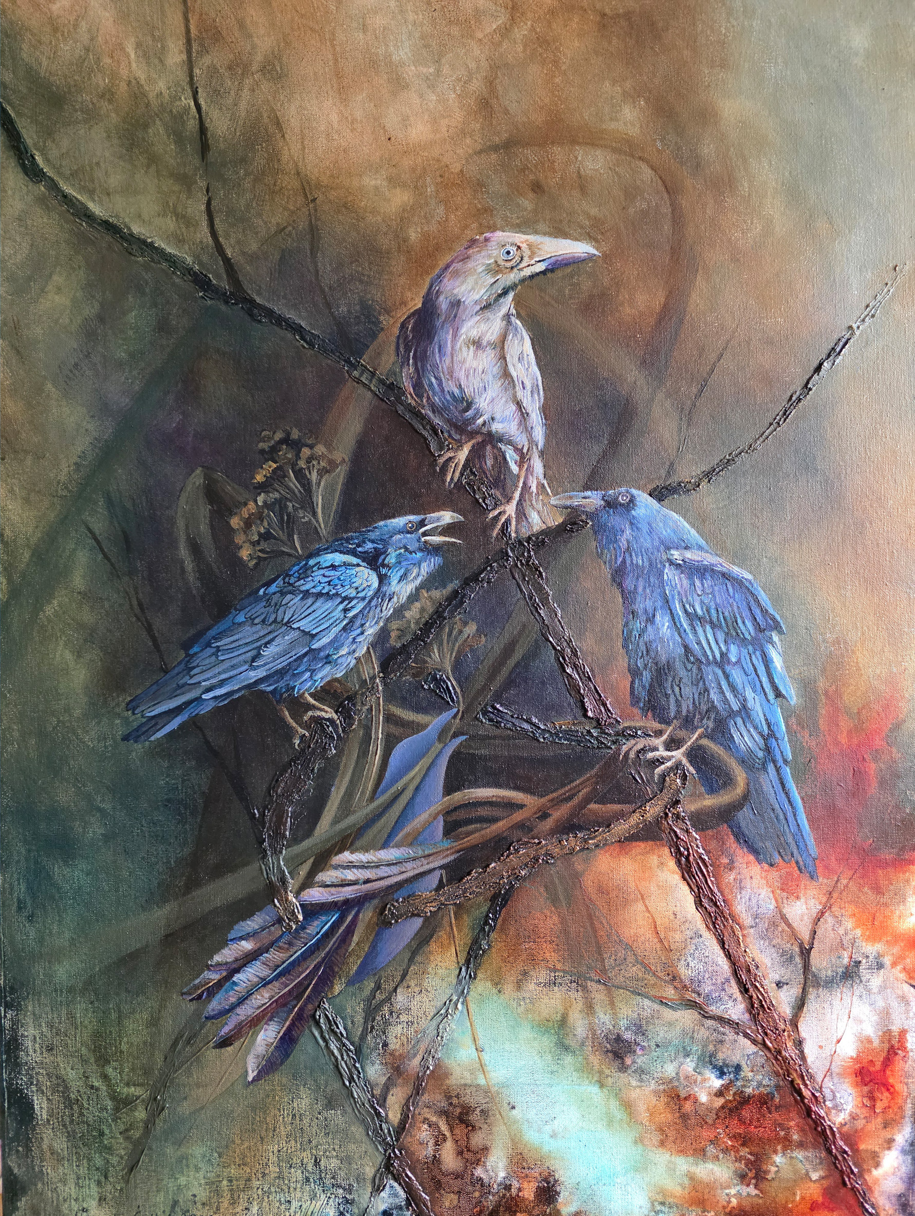 BIAŁY KRUK 50X70