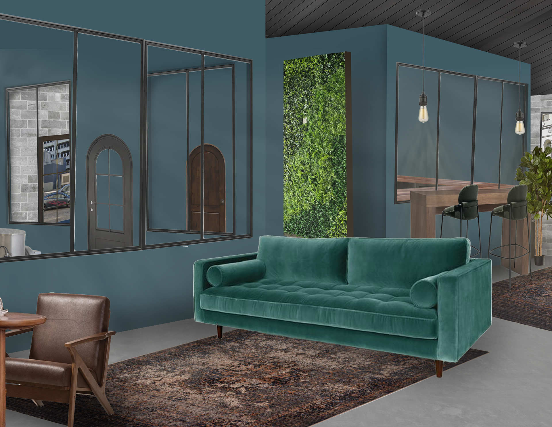 Comfort Seating Rendering (Made with Adobe Photoshop)