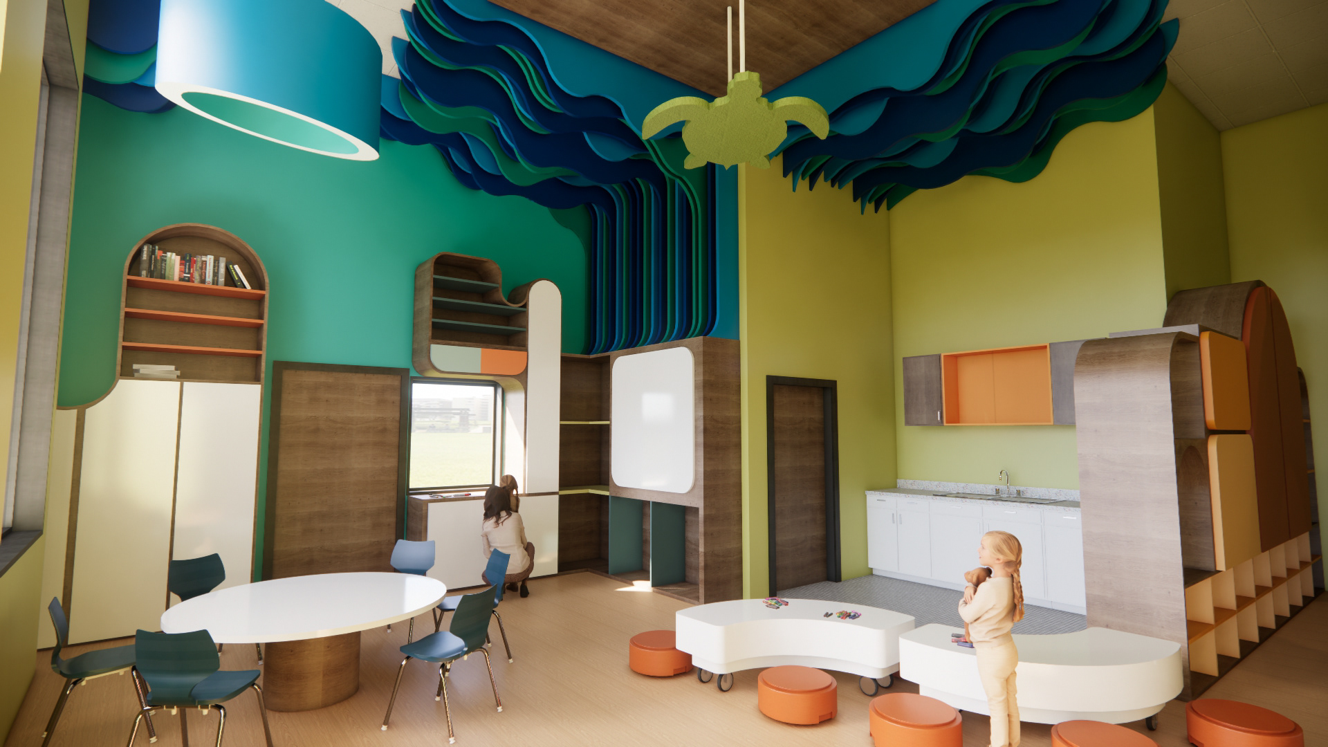 Ocean Floor Kindergarten Classroom