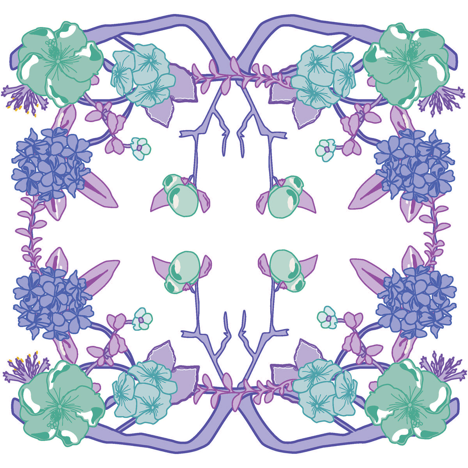 Split-Complementary Wallpaper