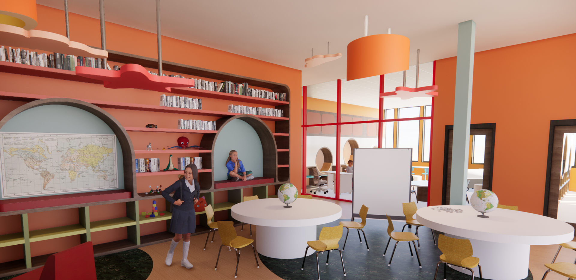 Desert Floor Library Flex Space
