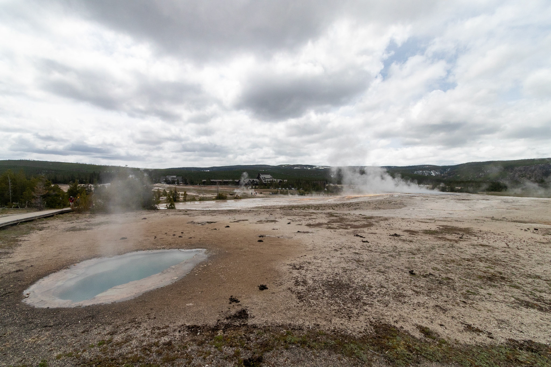 A spring at the upper Geyser Basin