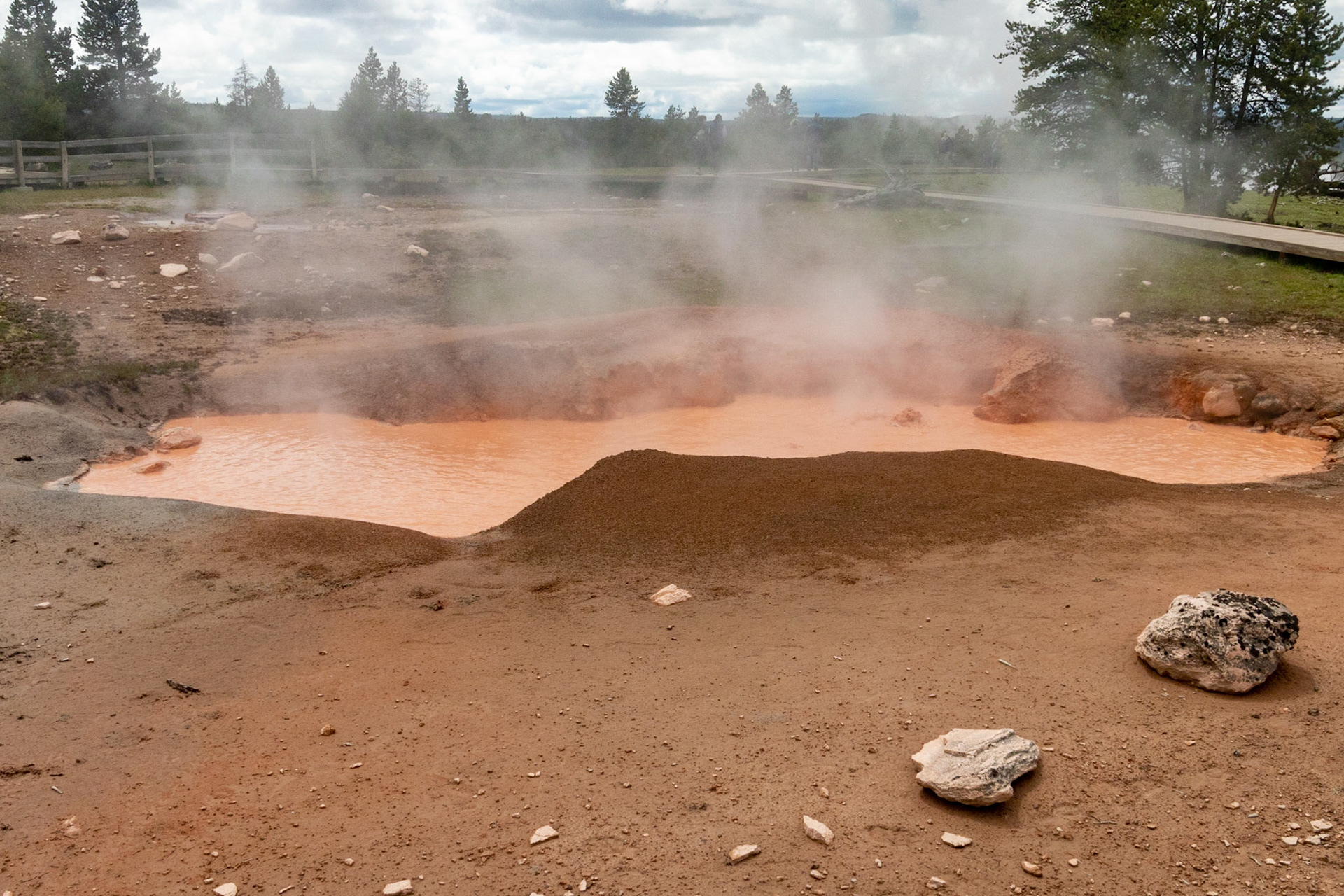 The Red Spouter at the Fountain Paint Pots