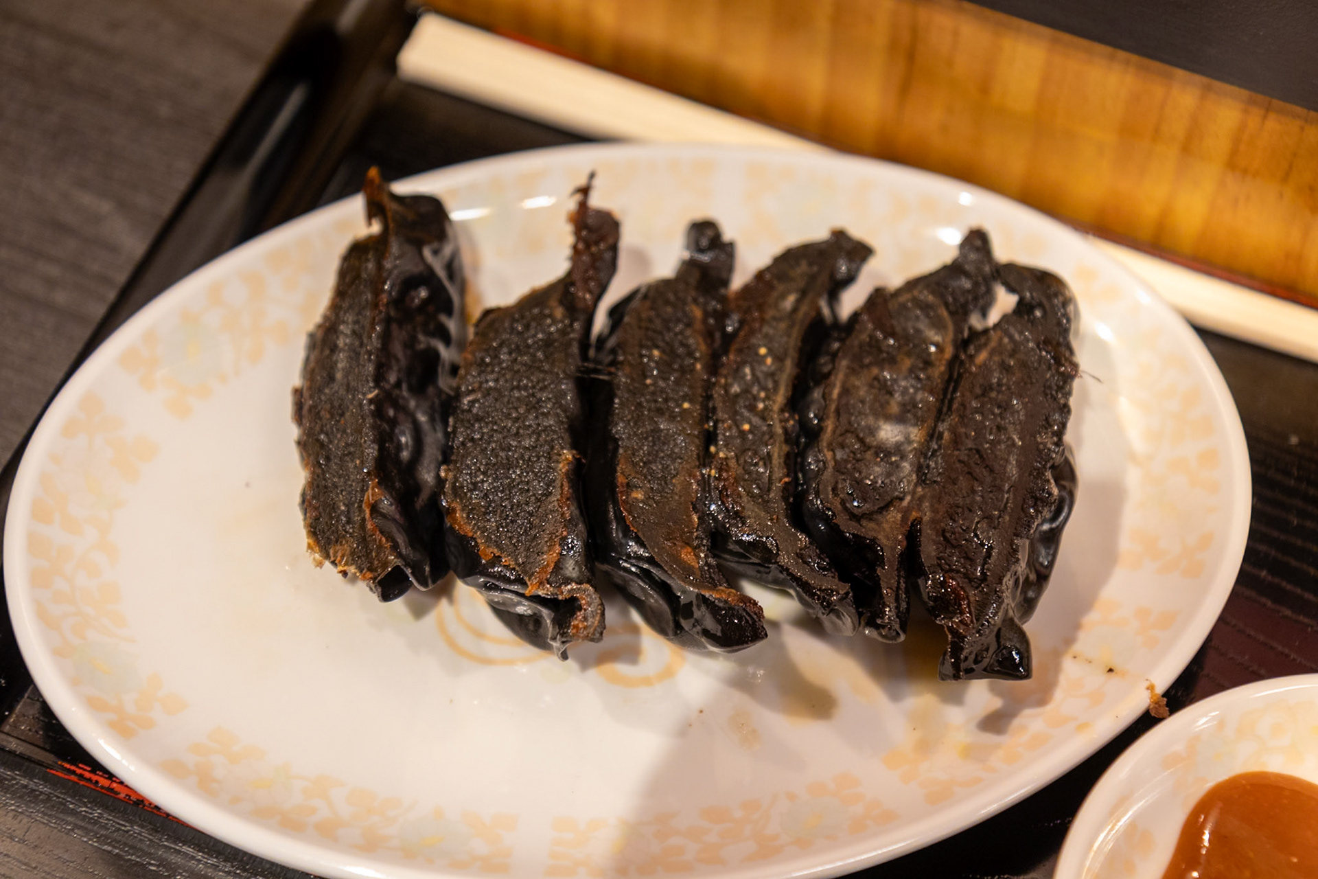 qygu beef black gyoza
