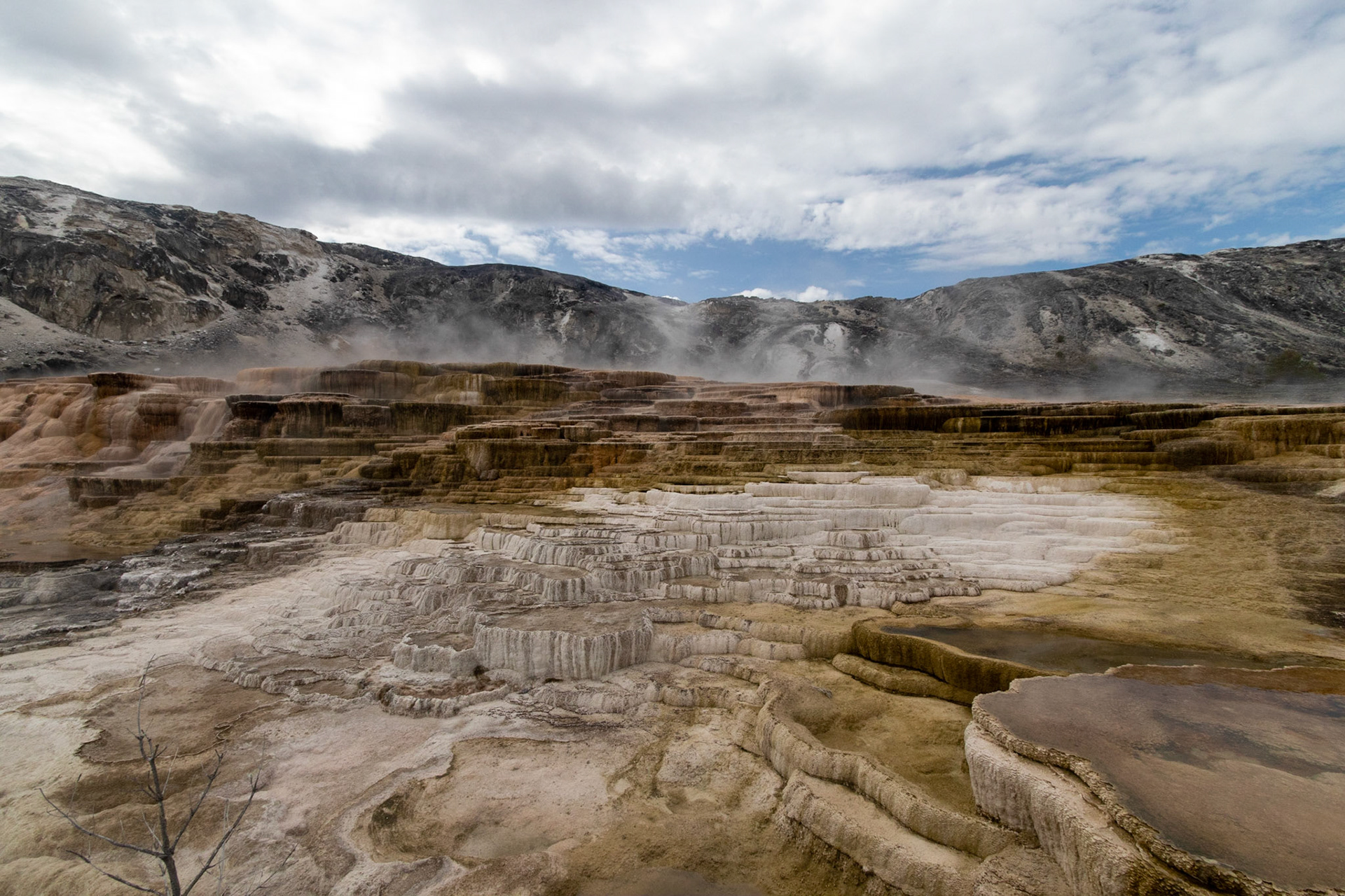 Mammoth Hot Springs Jupiter Terrace