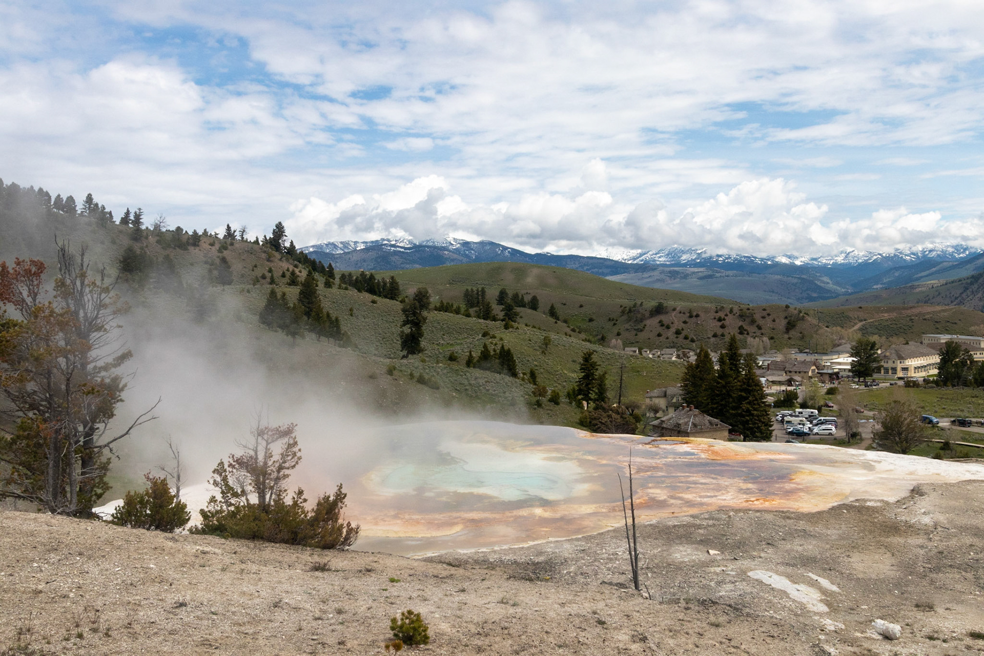 Mammoth Hot Springs Palette Springs
