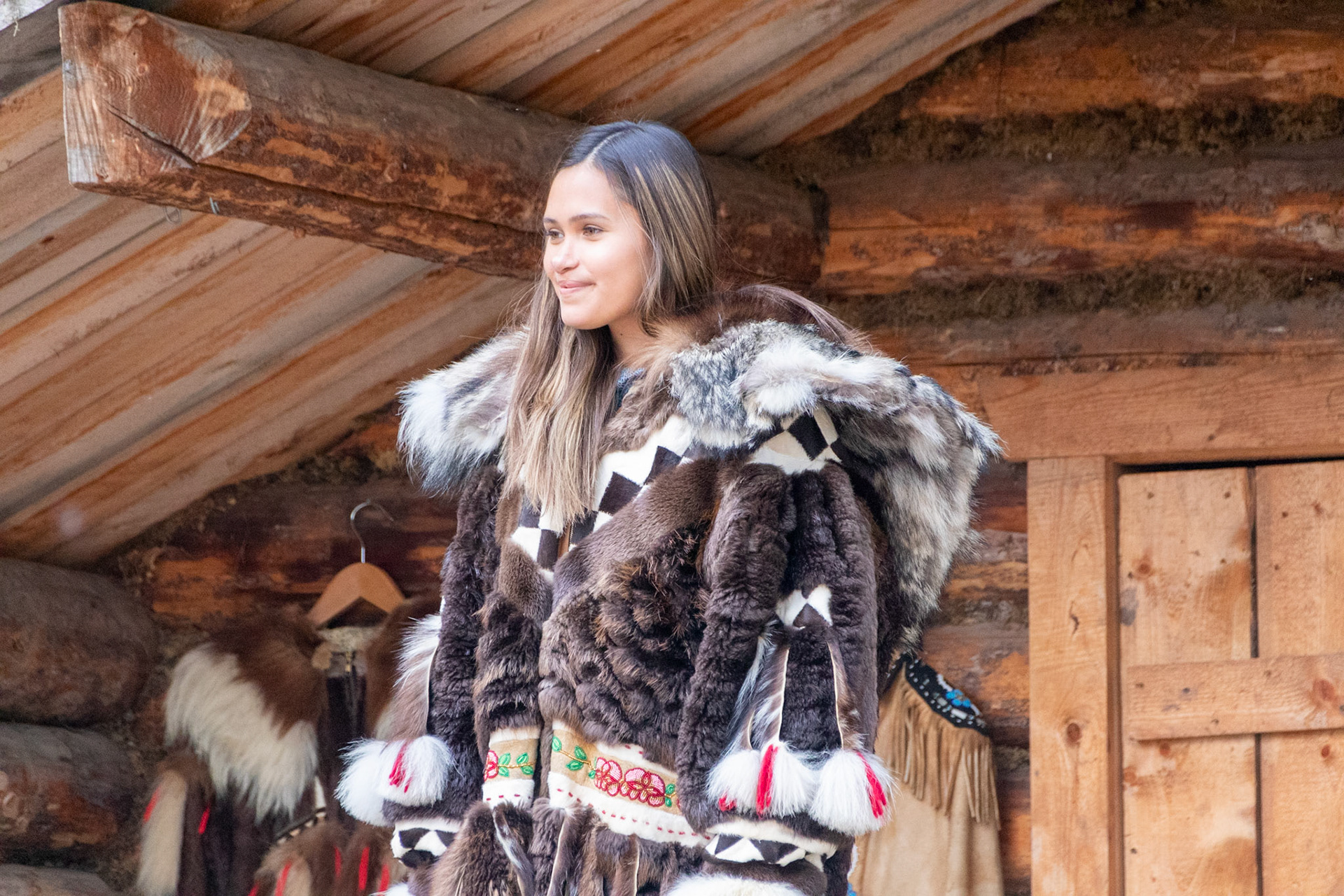 Traditional Chena winter garmet. Aparently valued at over $30,000