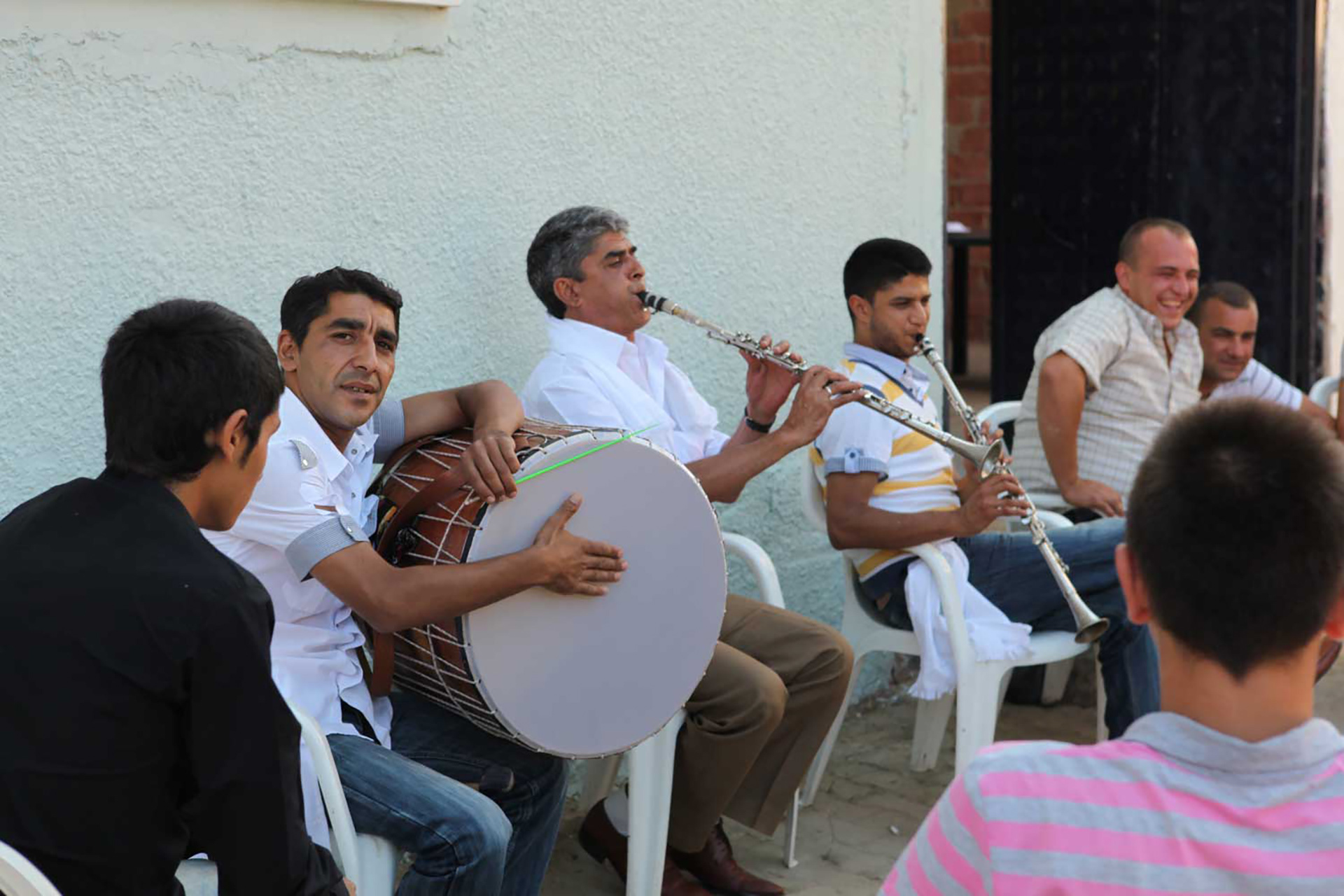 Musicians at traditional wedding, TURKEY