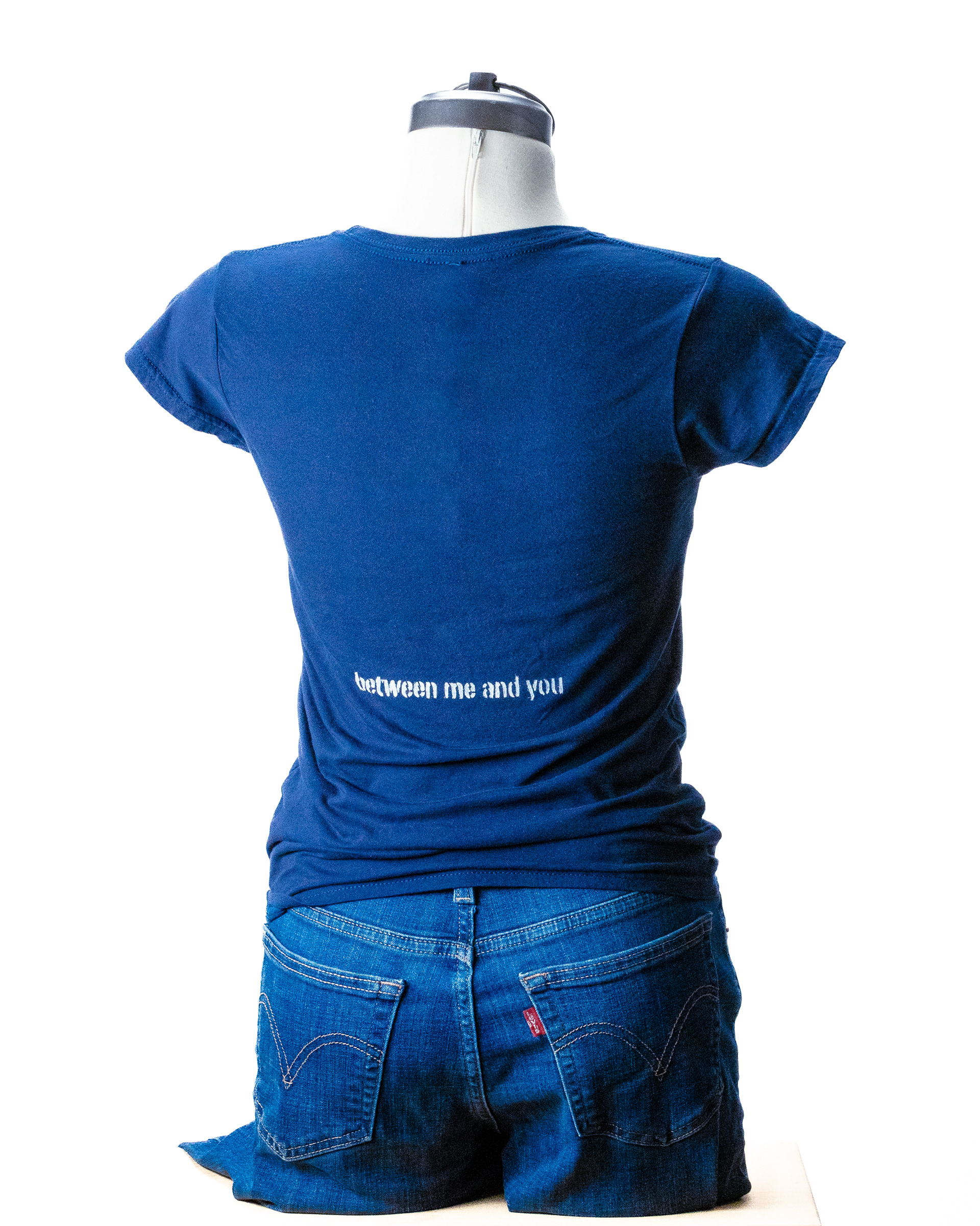 tight T- I can't wait til we can hug again small navy HMD13S $25.00