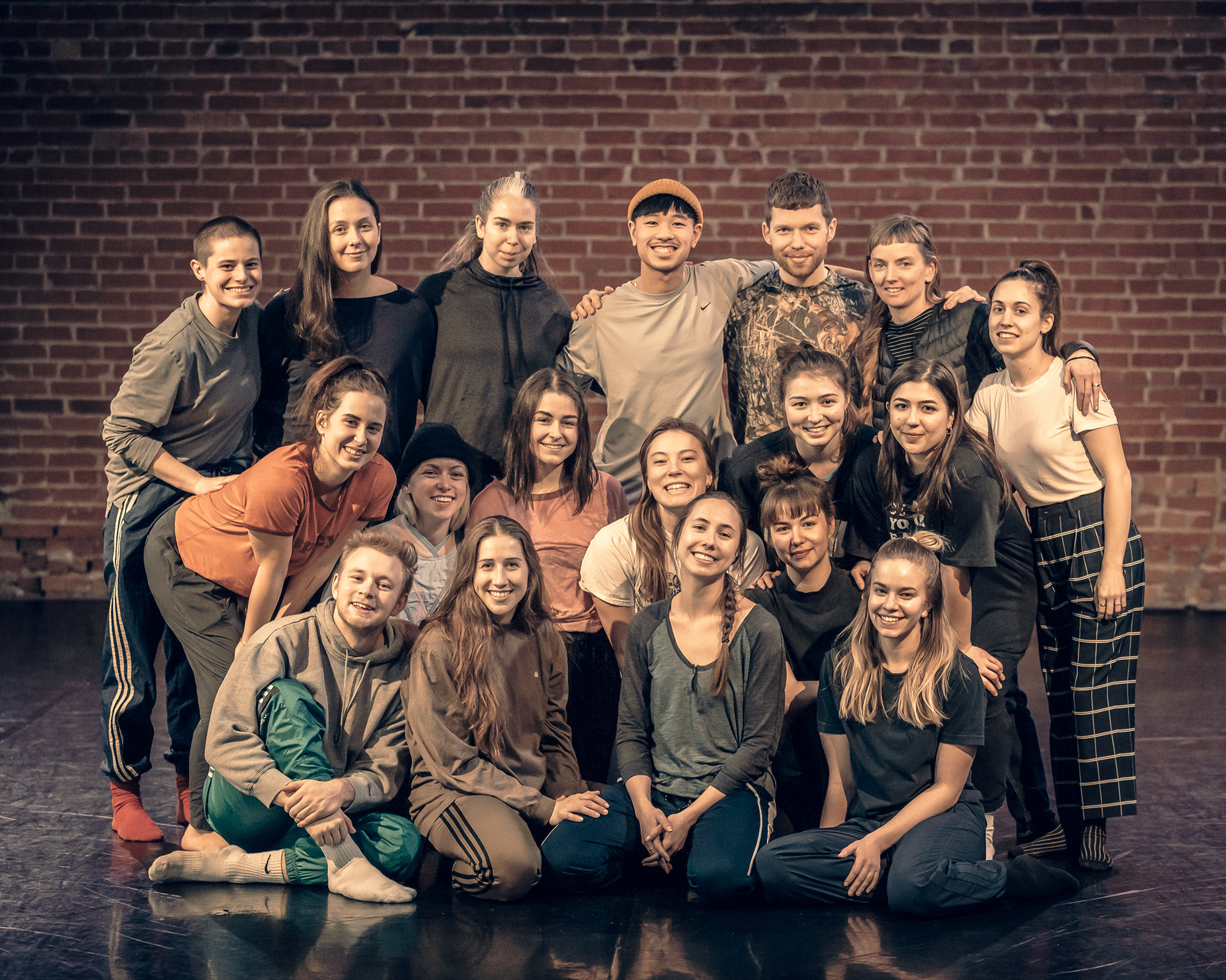 L-R top to bottom: Emily Spearing, Emma Kerson, Jane-Alison McKinney, Gavin Law, Benjamin Landsberg, Heidi Strauss, Jessie Garon, Tessa Kuz, Jamie Robinson, MIkaela Orford, Michaela St. Pierre, Miyeko Ferguson, Kendra Epik, Jake Poloz, Kirsten Sullivan, Bethany Litner, Kyana Lyne, Caryn Chappell