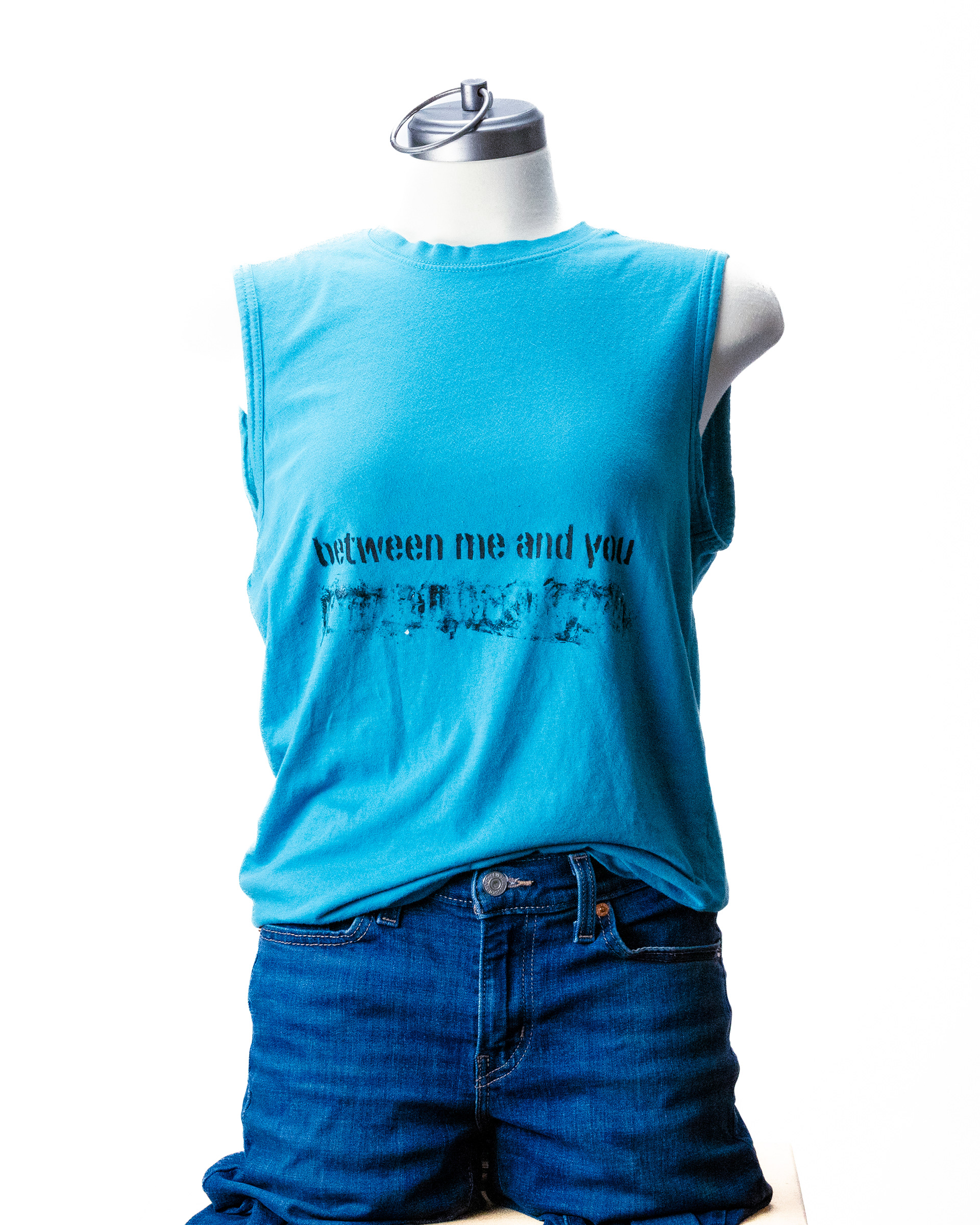 sleeveless dance shirt medium turquoise T(h)ank4M 🔴 SOLD