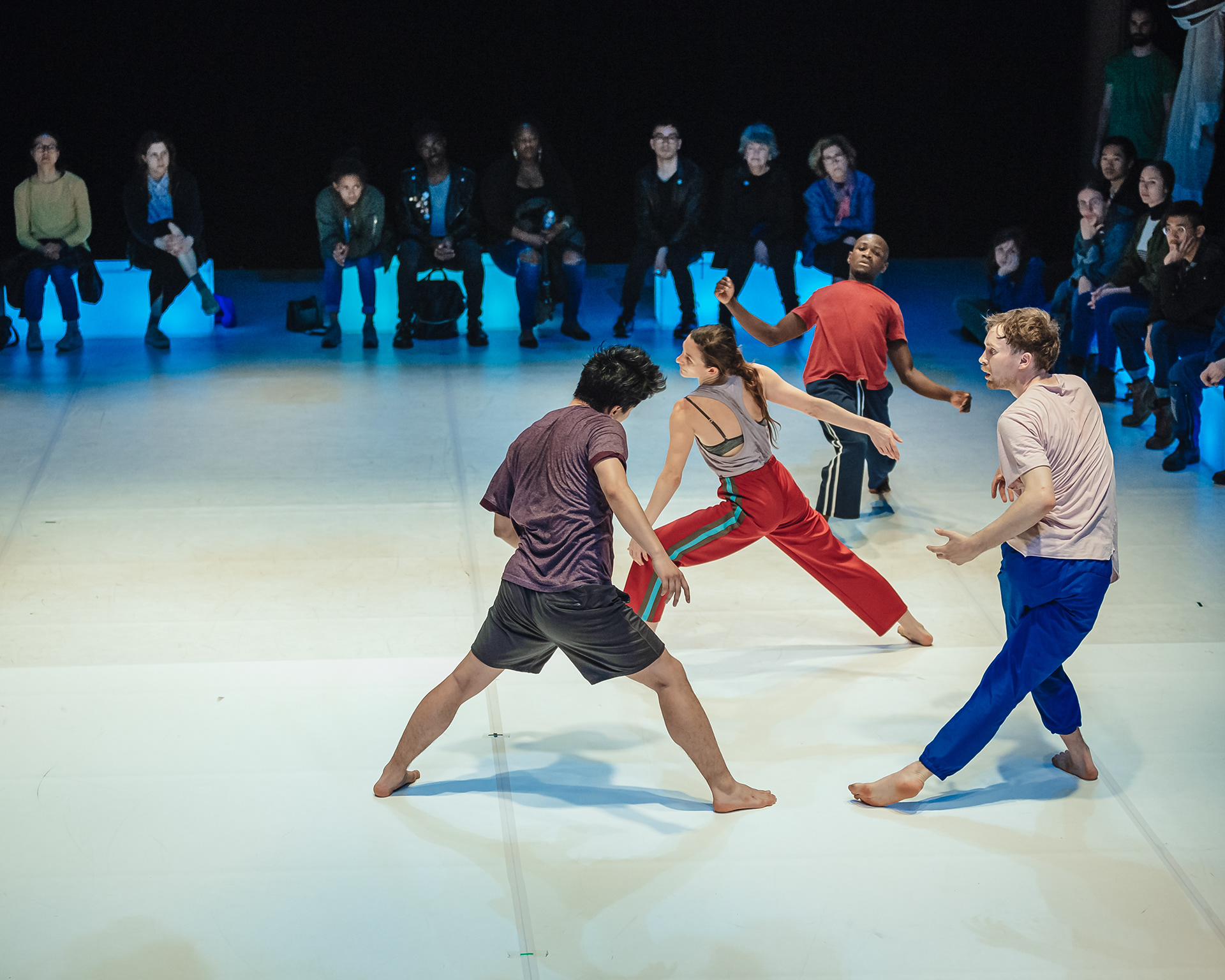 L-R: Naishi Wang, Anna Finkel, Pulga Muchochoma, Lukas Malkowski