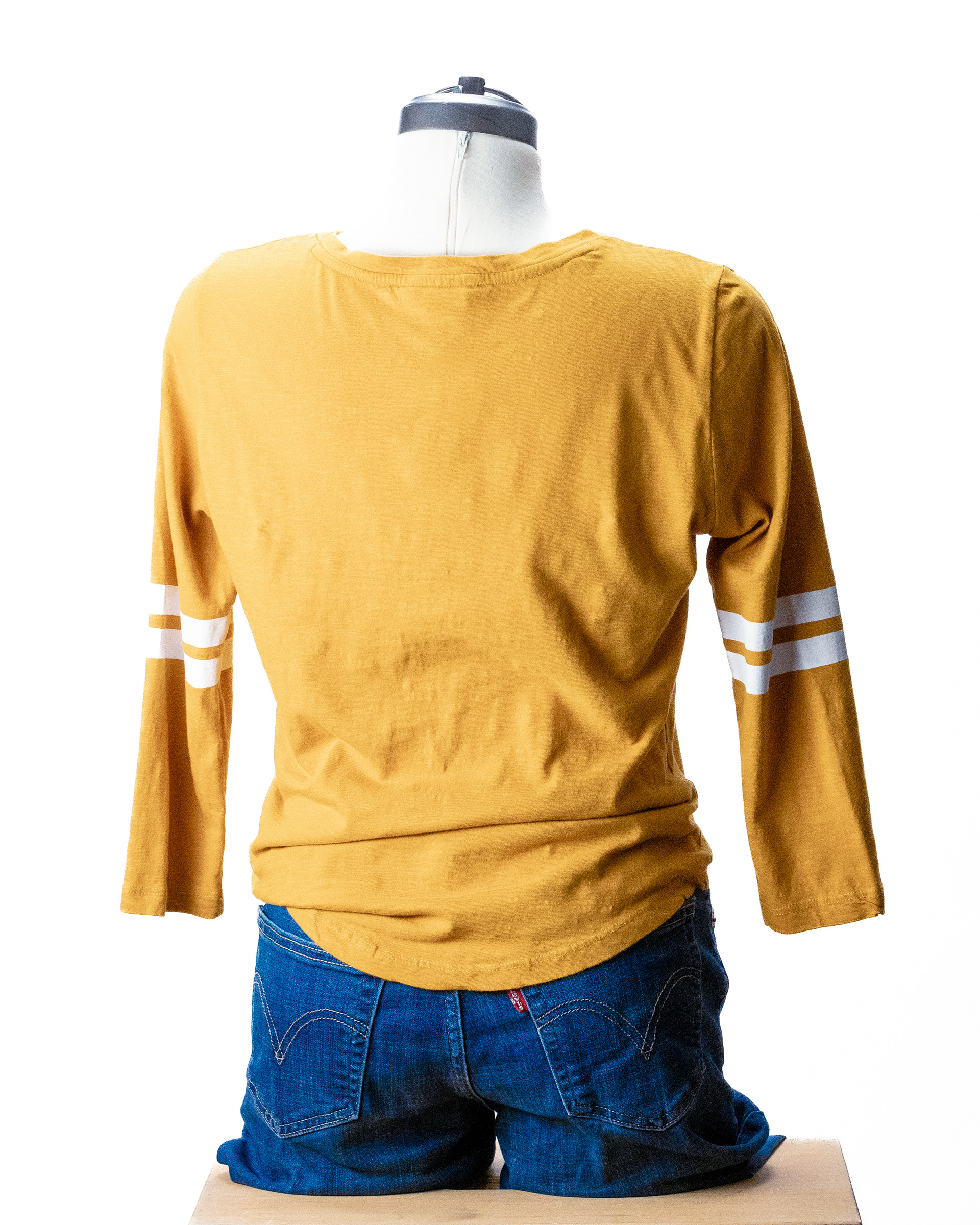 mustard stripe small mustard yellow HMD9S $25.00