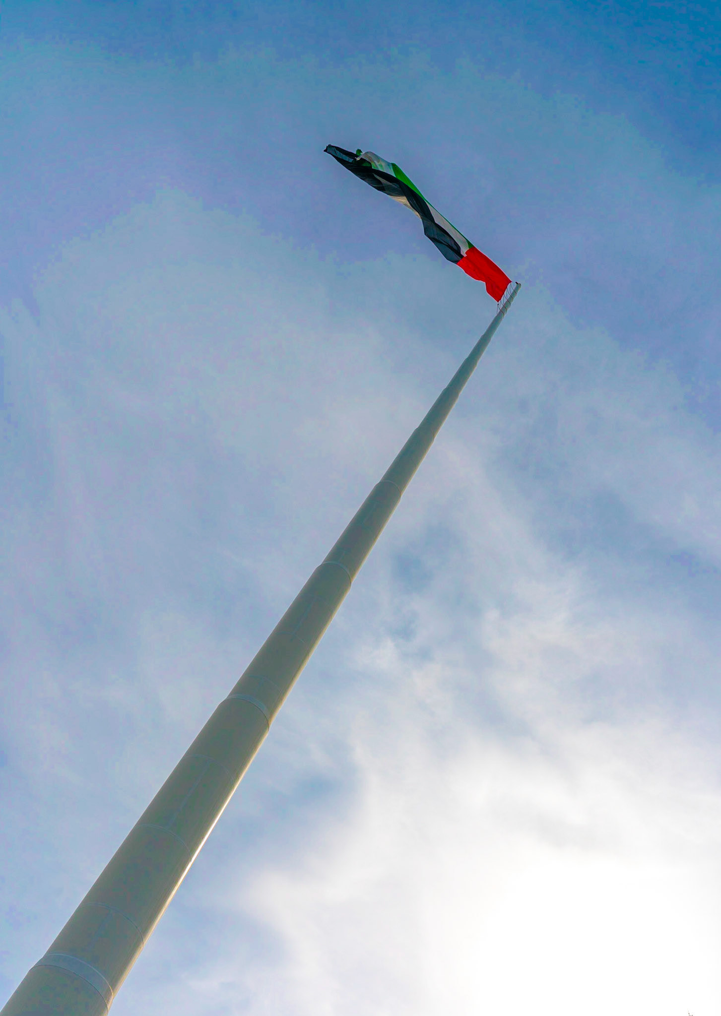 UAE Flag in Abu Dhabi (UAE)