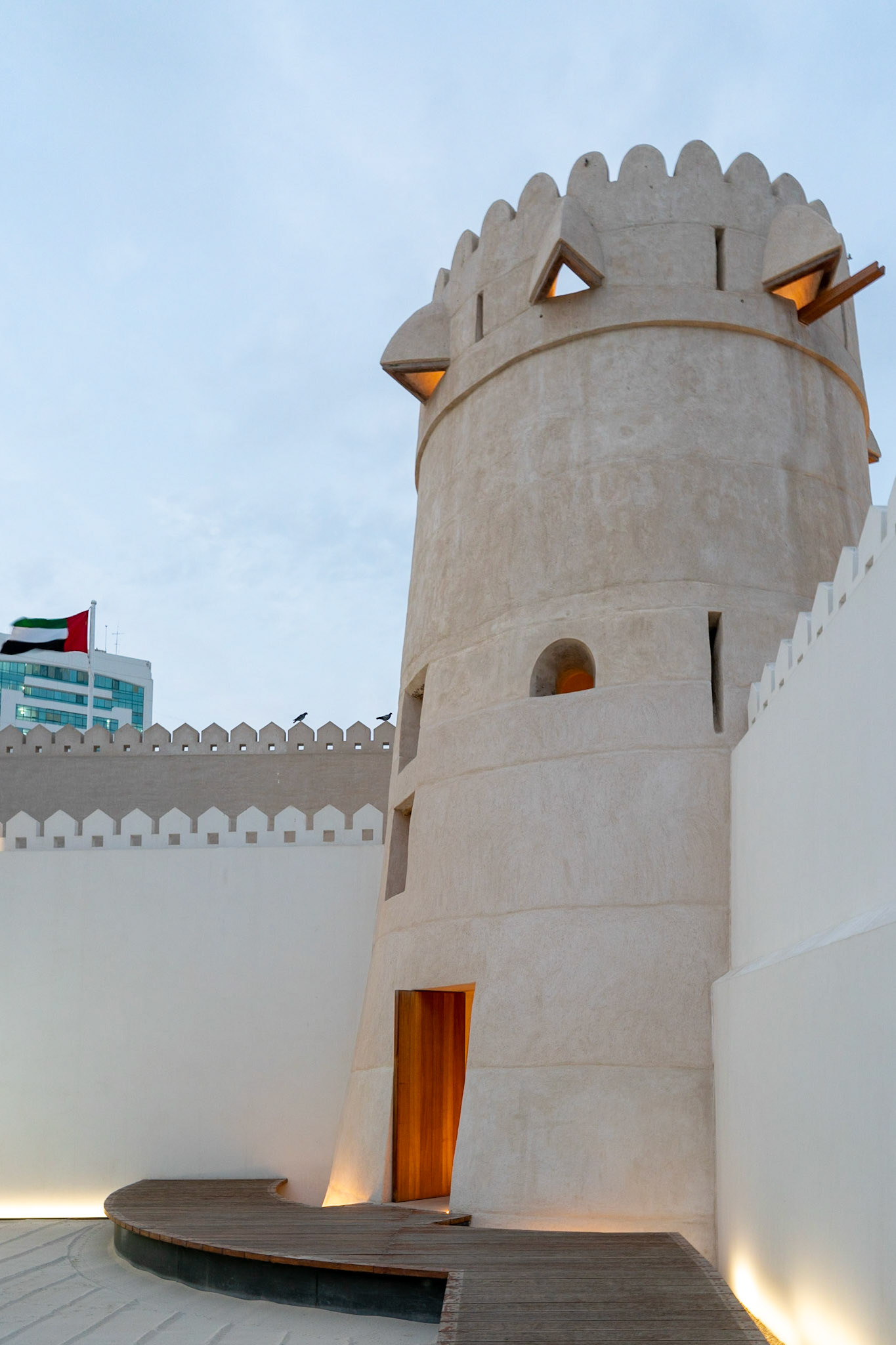 Qasr Al Hosn fort in center of Abu Dhabi (UAE) the old palace of the ruling family.