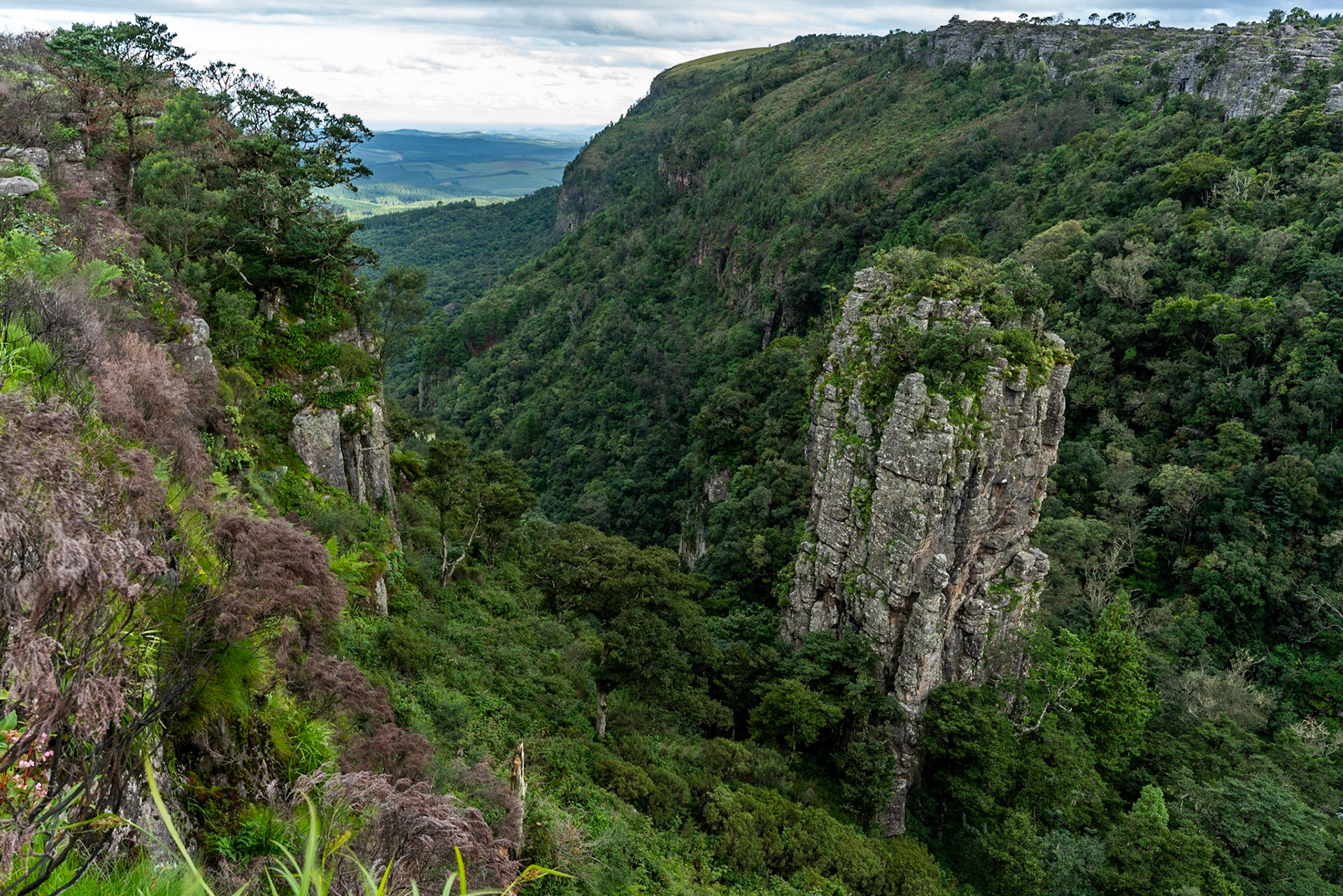 The Pinnacle Rock near Graskop in South Africa