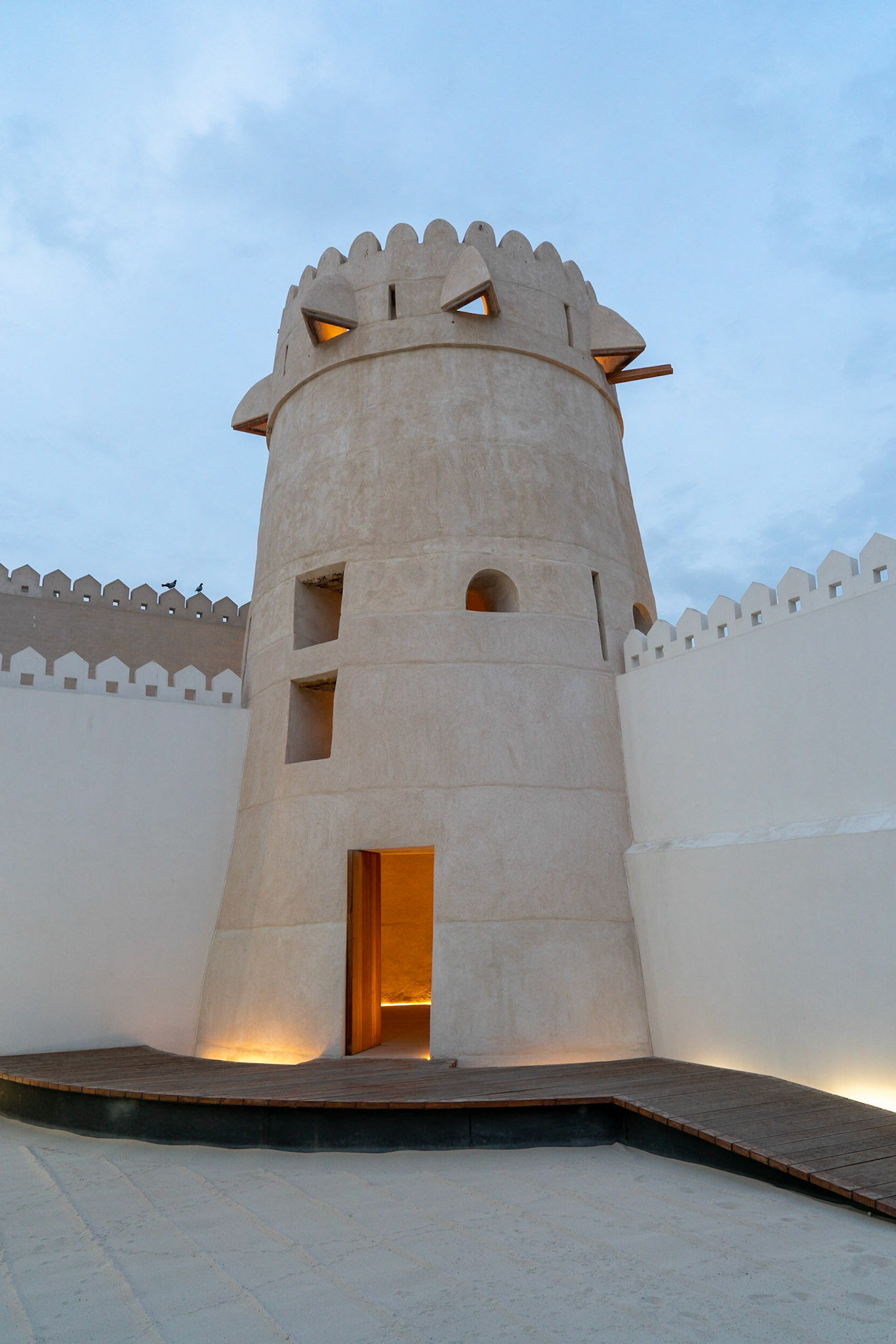 Qasr Al Hosn fort in center of Abu Dhabi (UAE) the old palace of the ruling family.