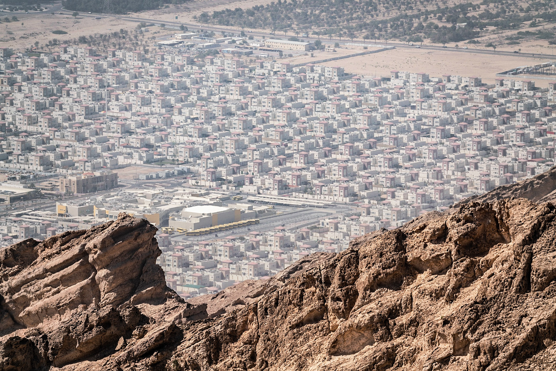 View from Jebel Hafeet in al Ain (UAE, Abu Dhabi)