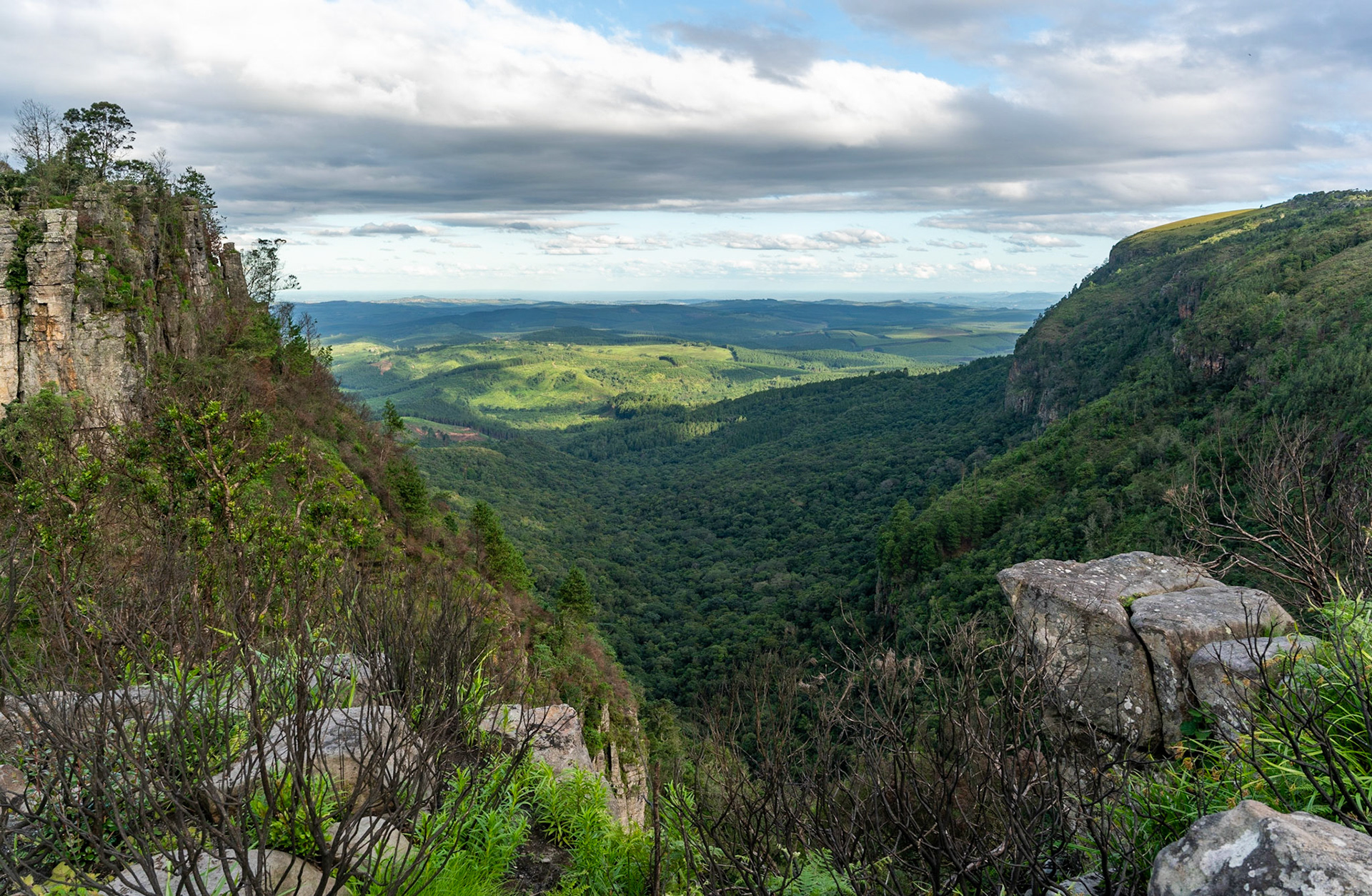 The Pinnacle Rock near Graskop in South Africa