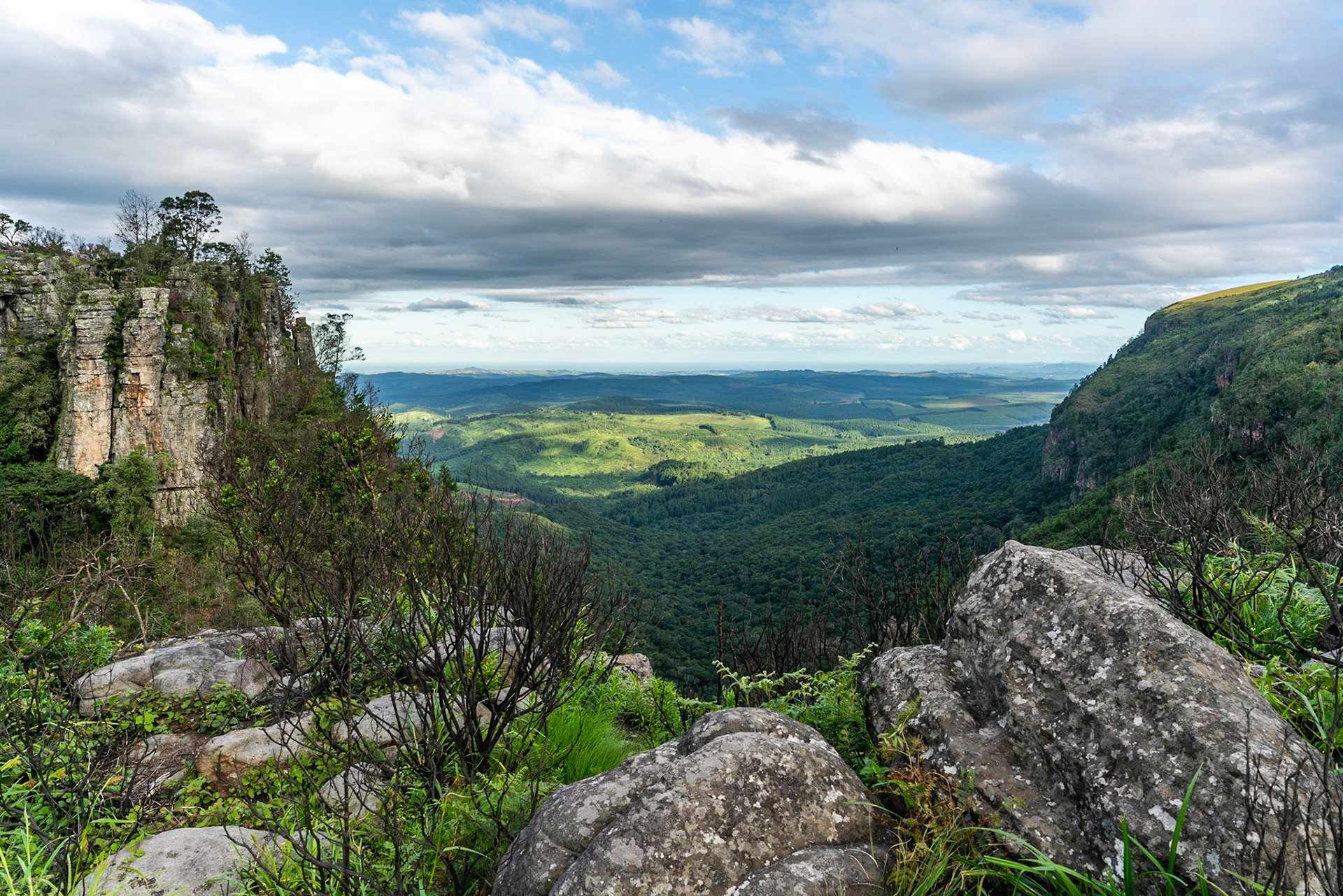 The Pinnacle Rock near Graskop in South Africa