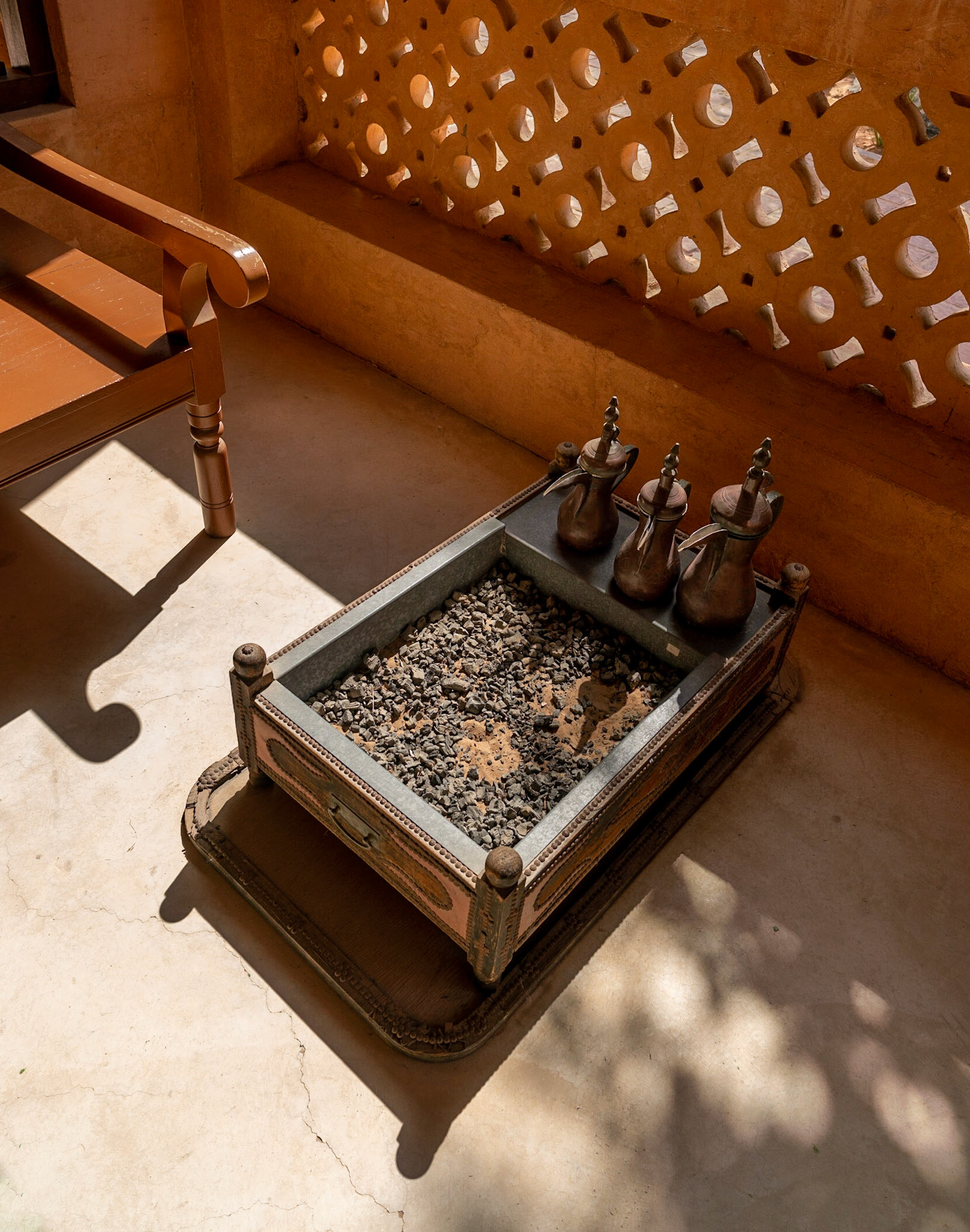 Al Ain Palace Museum a former royal residence with exhibits in Al Ain (Abu Dhabi) in the United Arab Emirates (UAE)