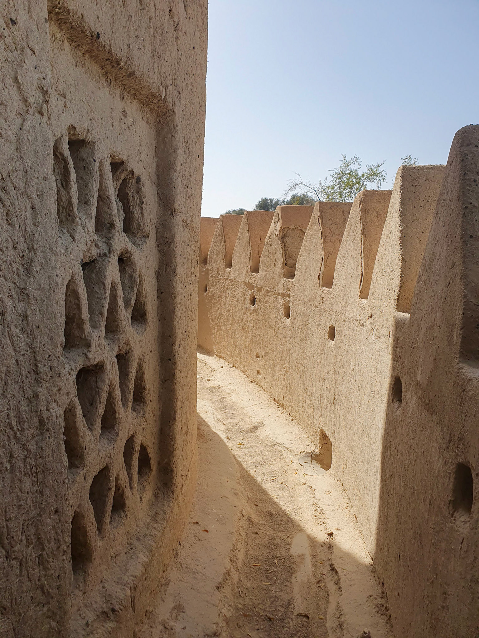Al Jahili Fort in Al Ain in Abu Dhabi in the United Arab Emirates  (UAE).