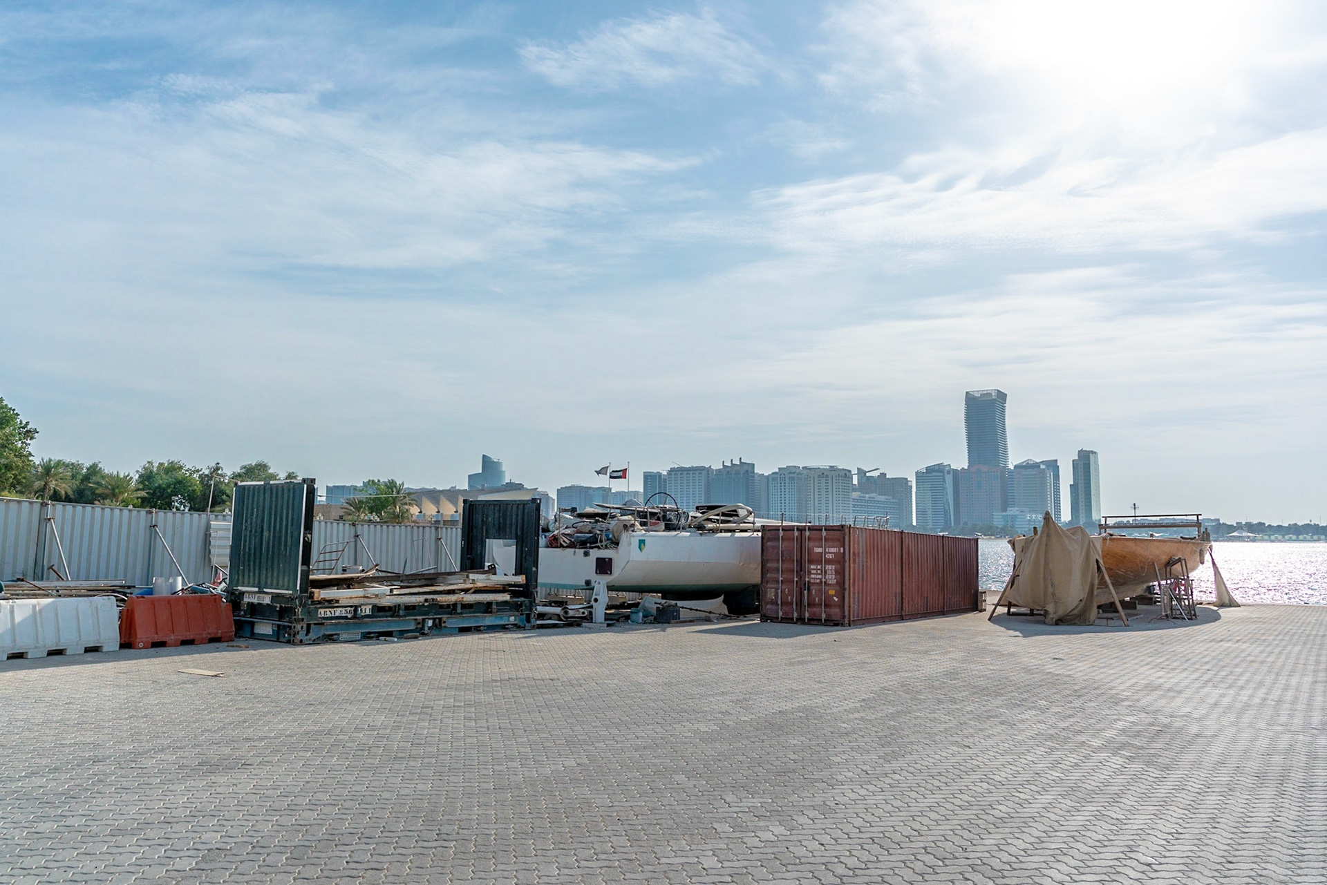 Boat yard in Abu Dhabi  (UAE)
