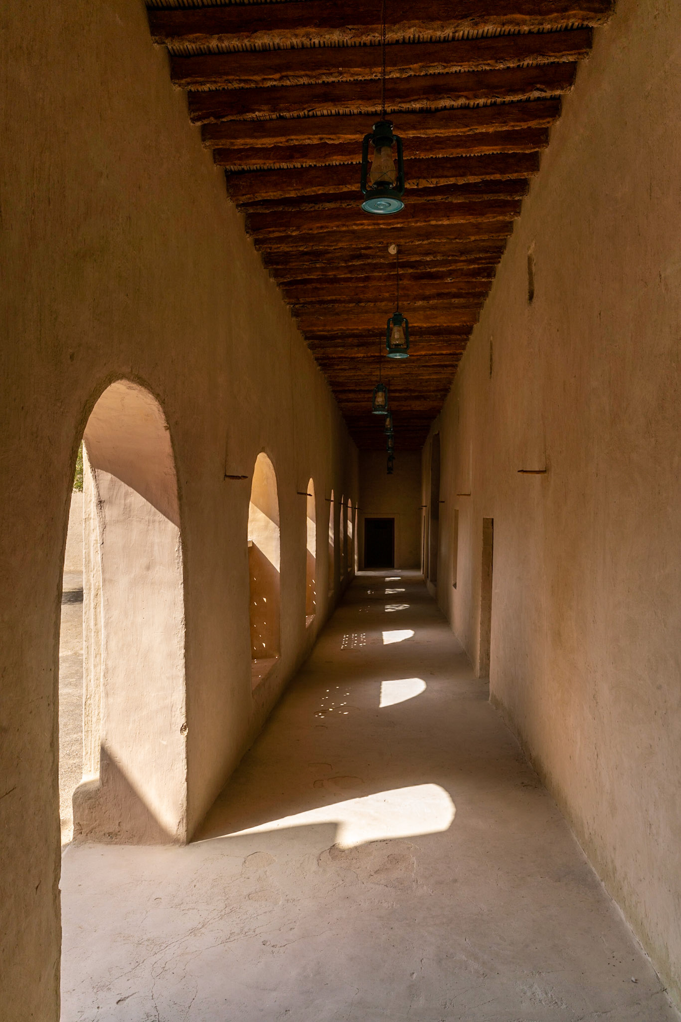 Al Jahili Fort in Al Ain in Abu Dhabi in the United Arab Emirates  (UAE).
