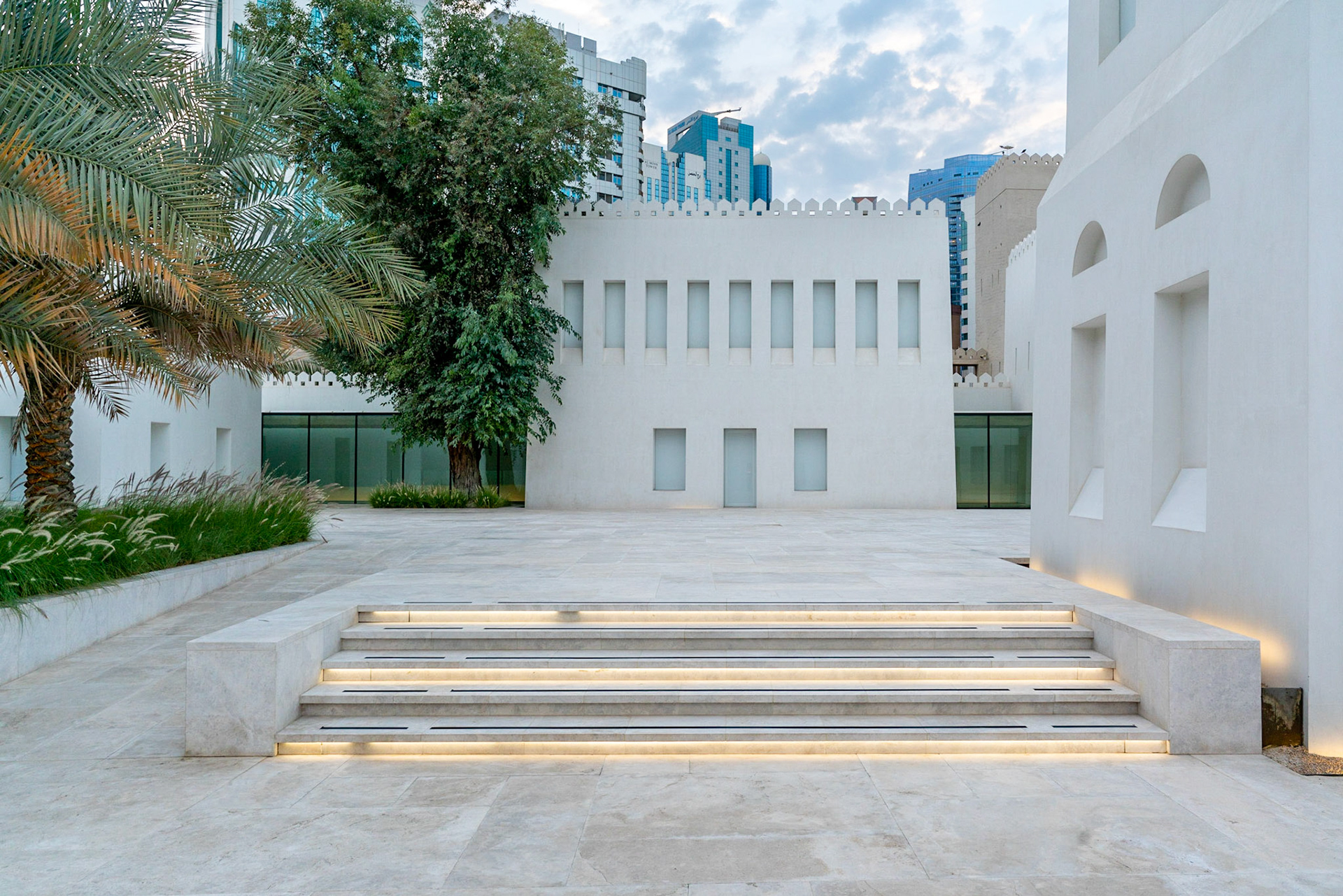 Qasr Al Hosn fort in center of Abu Dhabi (UAE) the old palace of the ruling family.