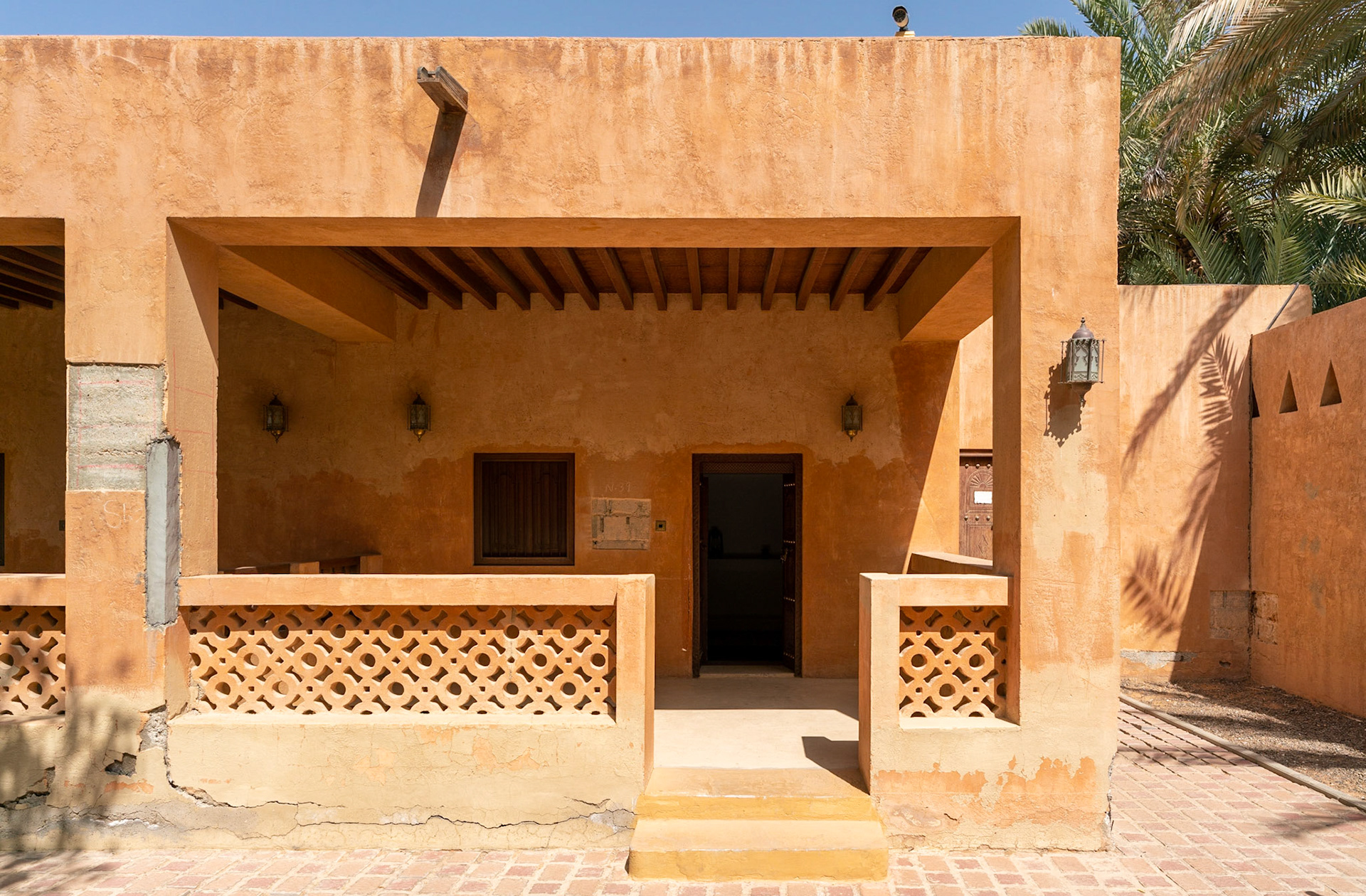 Al Ain Palace Museum a former royal residence with exhibits in Al Ain (Abu Dhabi) in the United Arab Emirates (UAE)